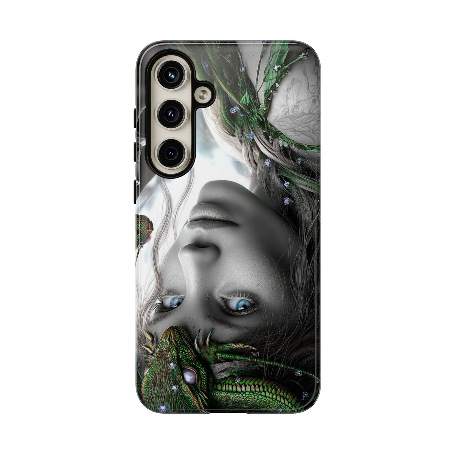 Phone Case with Enchanted Fairy Design, Phone Cover, Magical Gift for Women, Boho Style, Nature Lovers, Unique Art