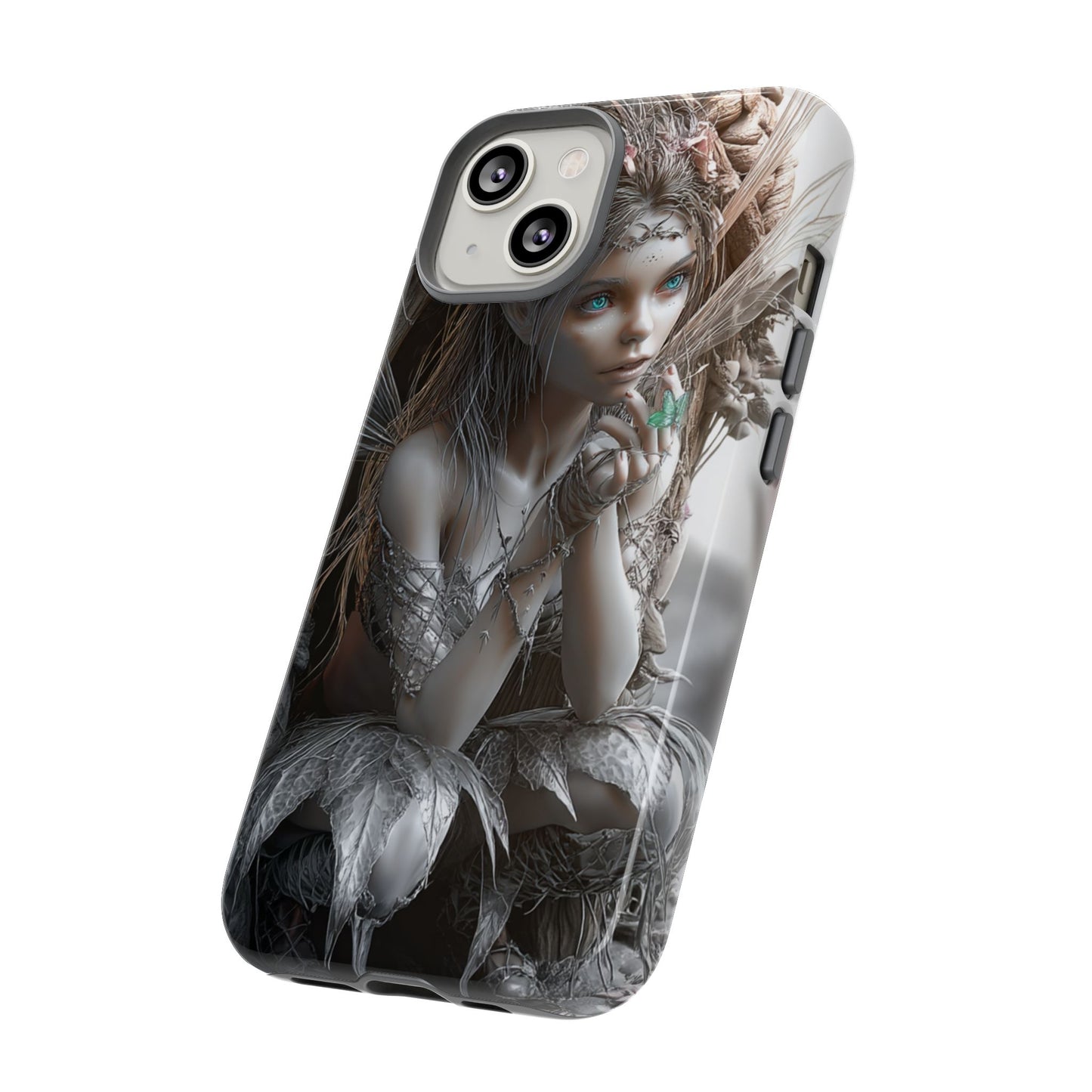 Fantasy Phone Case with Enchanted Fairy Design, Phone Cover, Magical Gift for Women, Boho Style, Nature Lovers, Unique Art