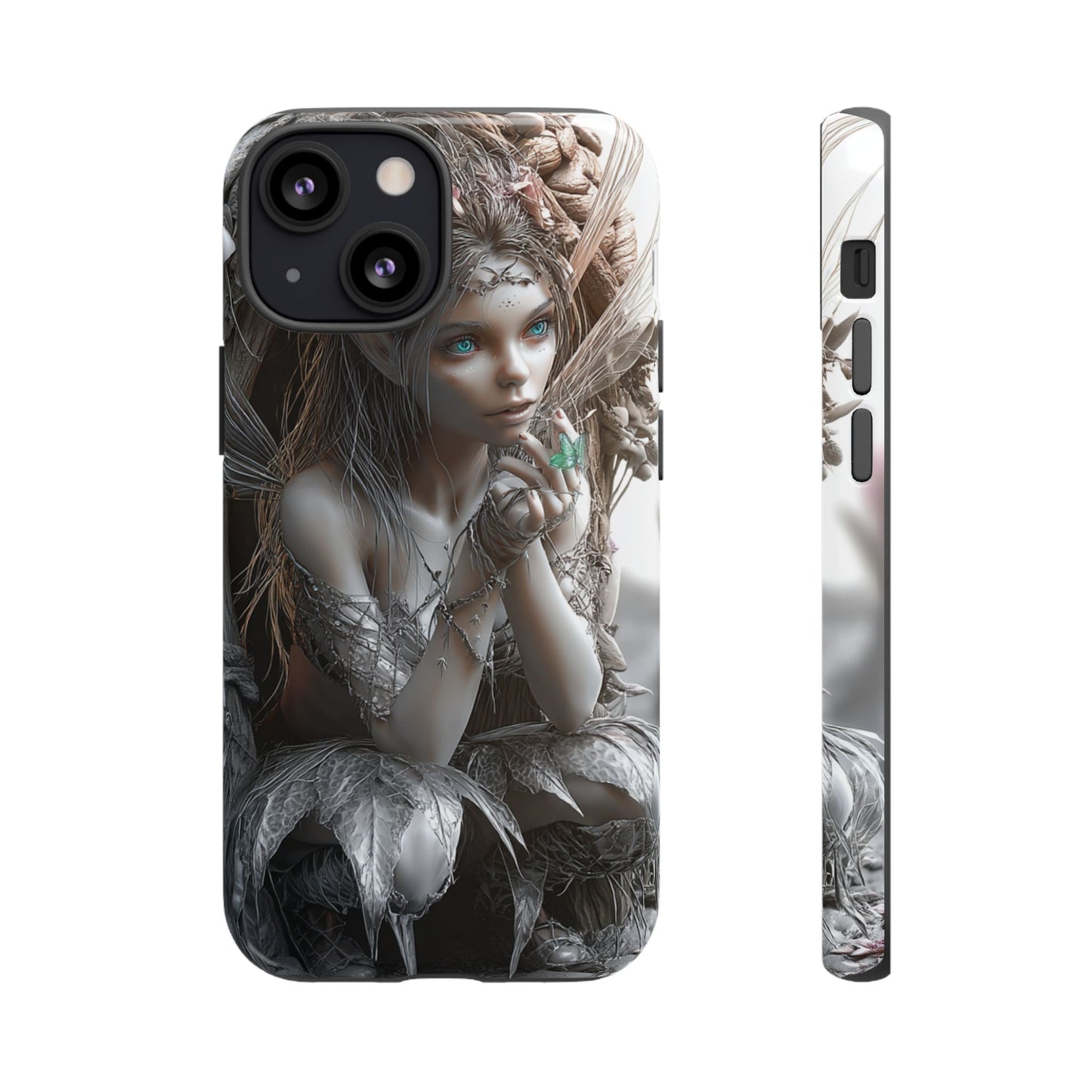 Fantasy Phone Case with Enchanted Fairy Design, Phone Cover, Magical Gift for Women, Boho Style, Nature Lovers, Unique Art