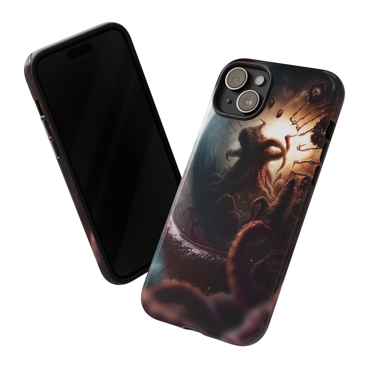 Phone Case: Cosmic Horror Design, Tough Phone Case, Unique Tech Accessory, Gifts for Sci-Fi Lovers, Halloween Decor