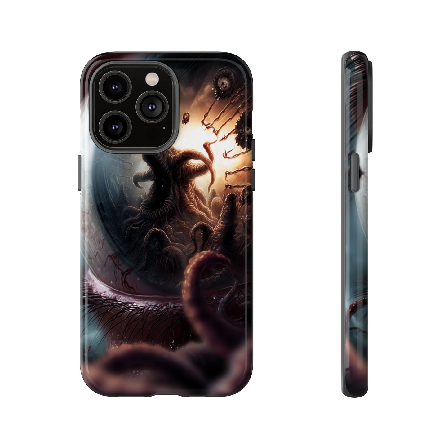 Phone Case: Cosmic Horror Design, Tough Phone Case, Unique Tech Accessory, Gifts for Sci-Fi Lovers, Halloween Decor