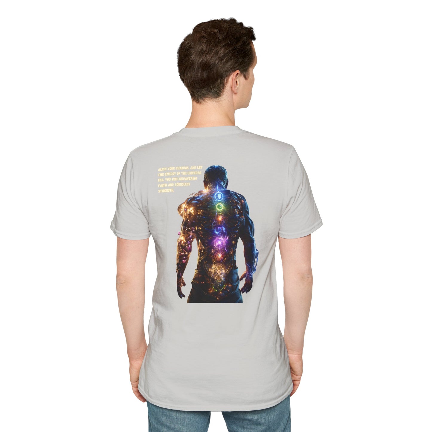 Chakras T-Shirt, Energy Healing Tee, Spiritual Top, Meditation Shirt, Yoga Clothing, Reiki Apparel