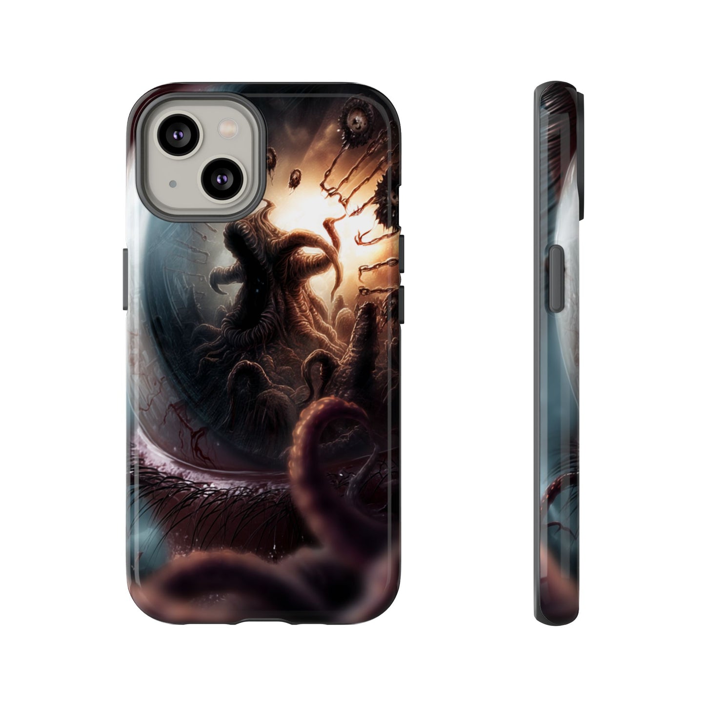 Phone Case: Cosmic Horror Design, Tough Phone Case, Unique Tech Accessory, Gifts for Sci-Fi Lovers, Halloween Decor