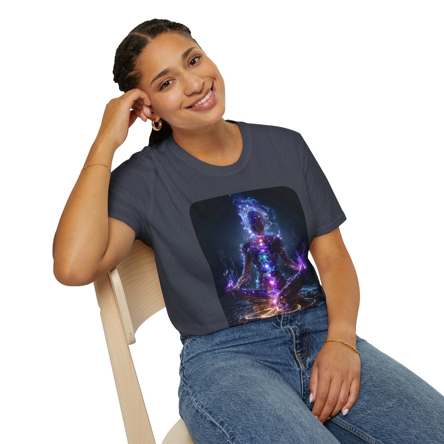 Chakras T-Shirt, Energy Healing Tee, Spiritual Top, Meditation Shirt, Yoga Clothing, Reiki Apparel