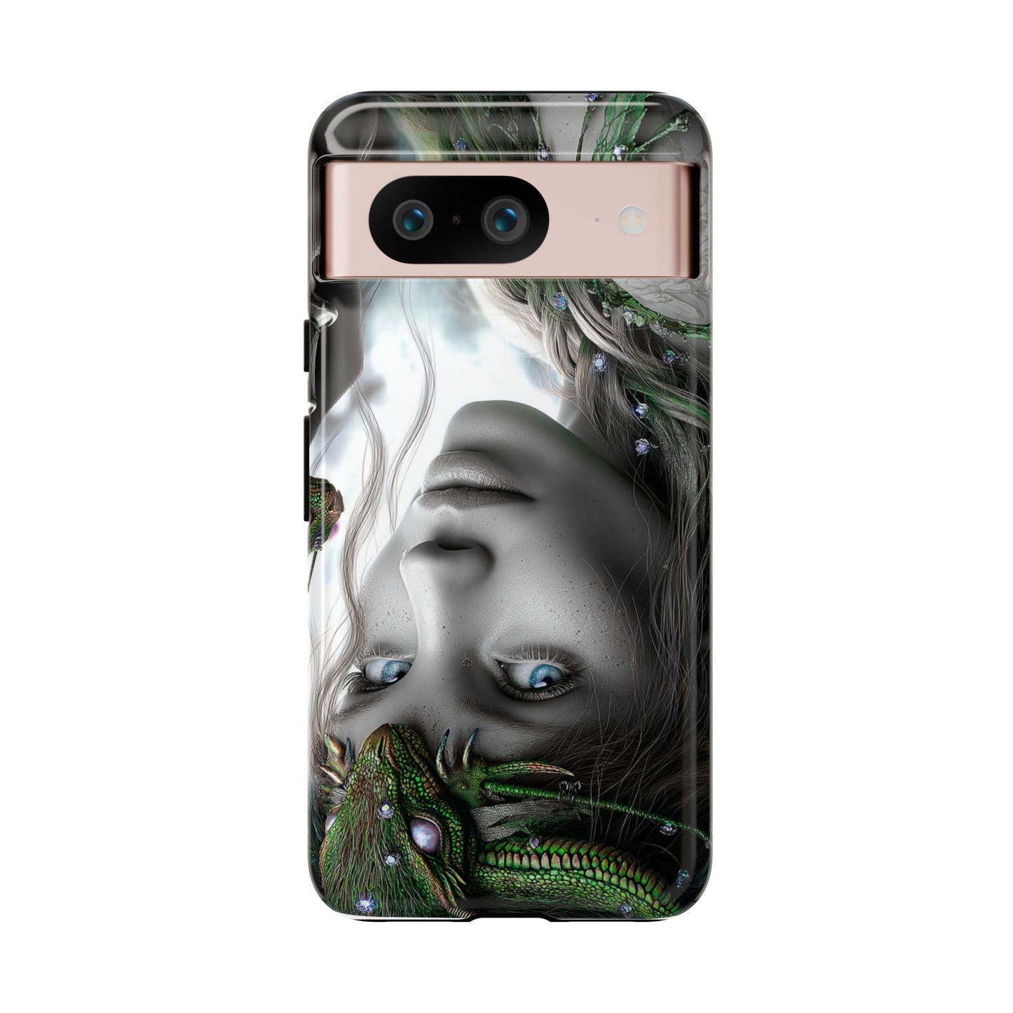 Phone Case with Enchanted Fairy Design, Phone Cover, Magical Gift for Women, Boho Style, Nature Lovers, Unique Art