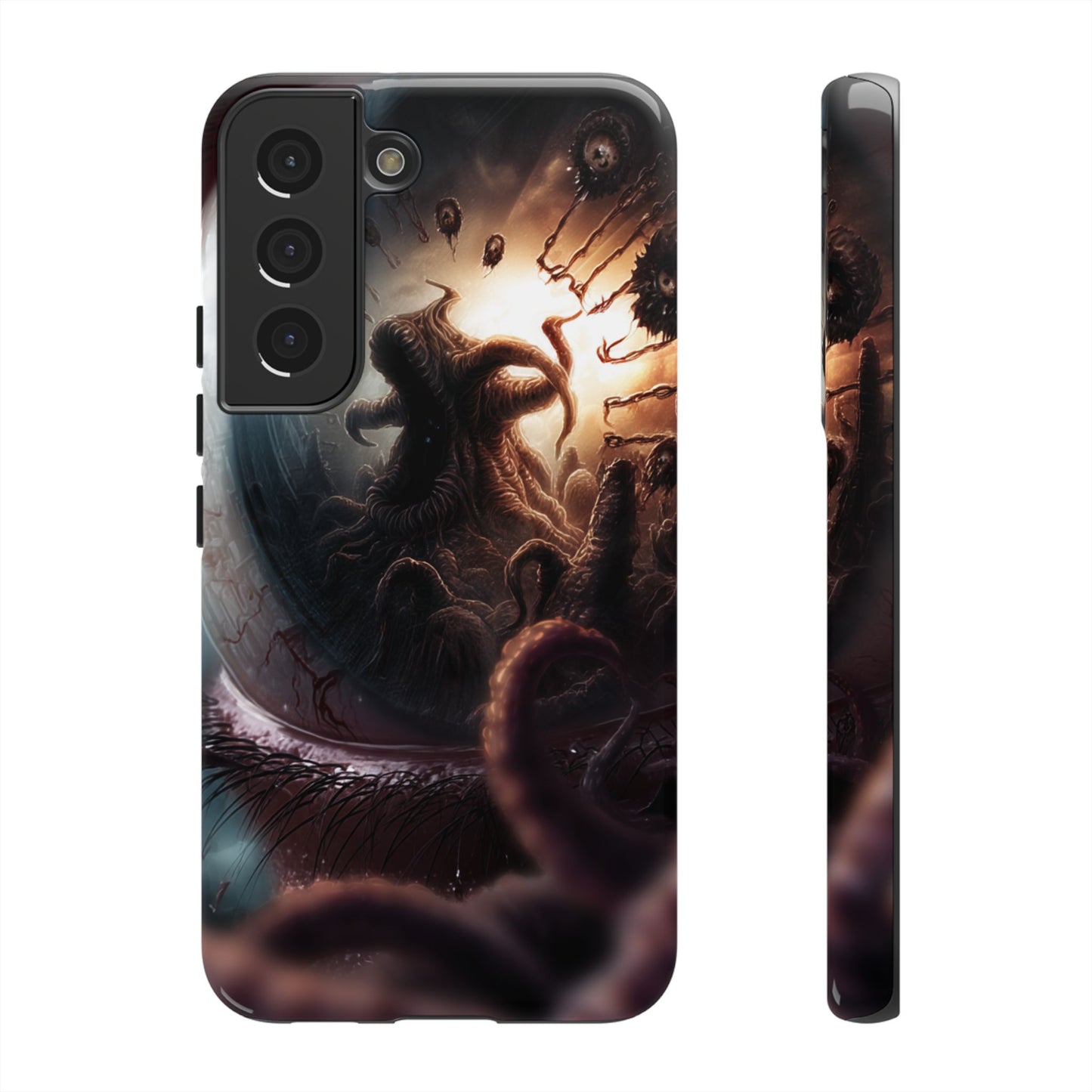 Phone Case: Cosmic Horror Design, Tough Phone Case, Unique Tech Accessory, Gifts for Sci-Fi Lovers, Halloween Decor