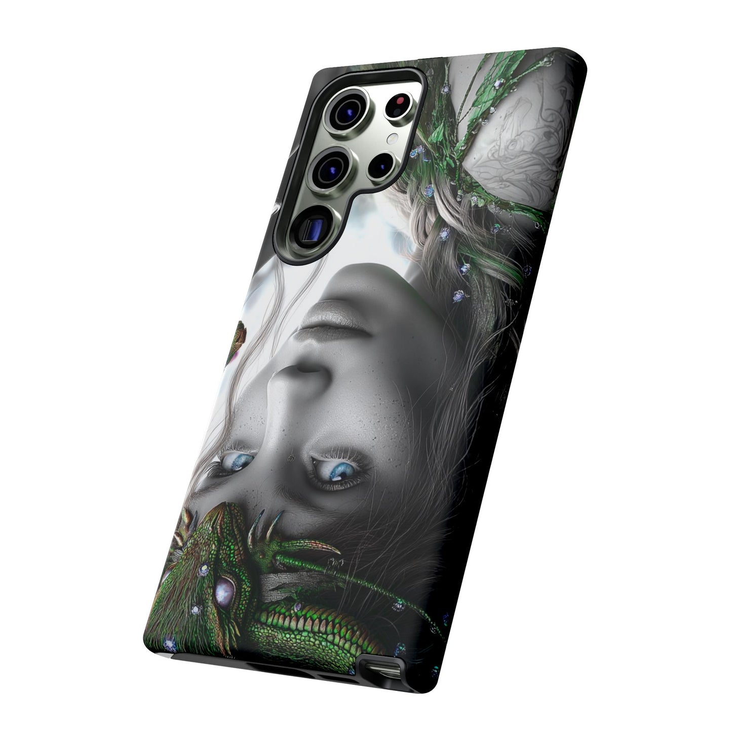 Phone Case with Enchanted Fairy Design, Phone Cover, Magical Gift for Women, Boho Style, Nature Lovers, Unique Art