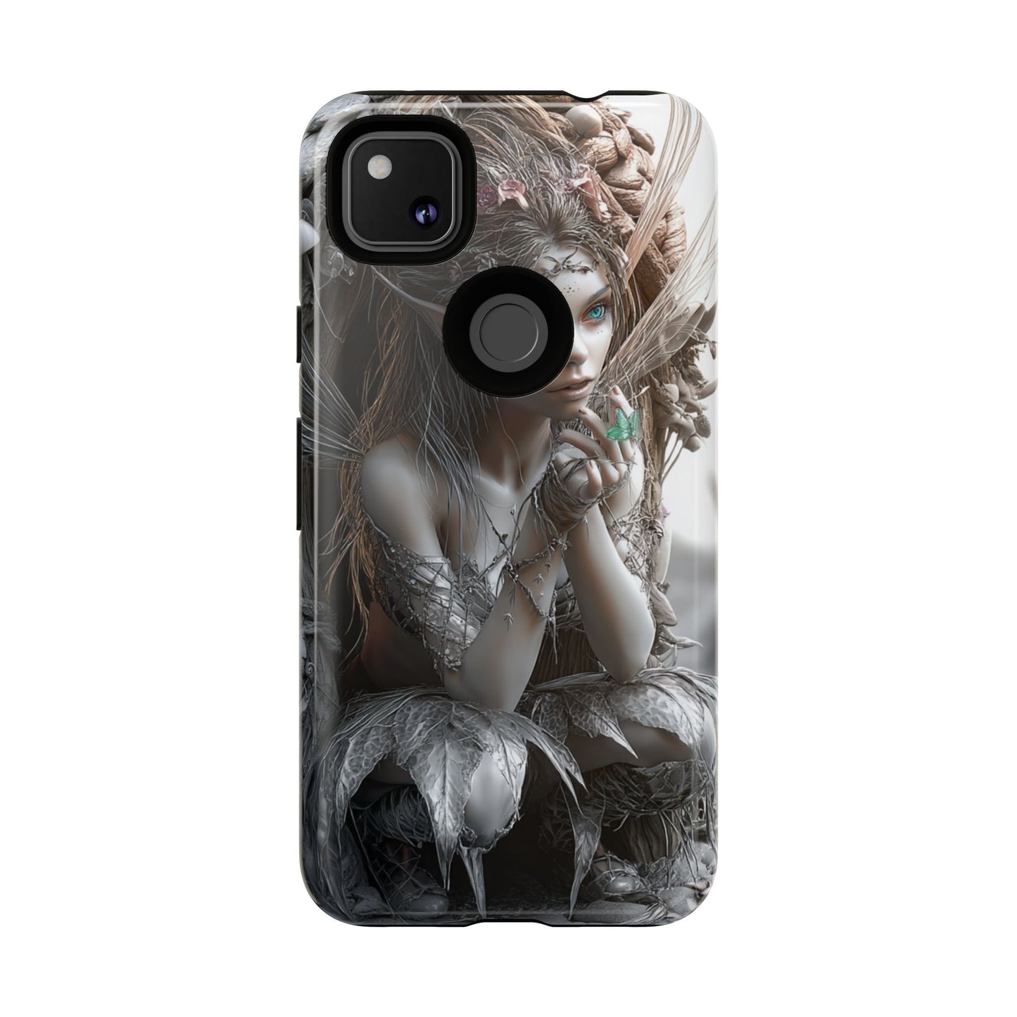 Fantasy Phone Case with Enchanted Fairy Design, Phone Cover, Magical Gift for Women, Boho Style, Nature Lovers, Unique Art