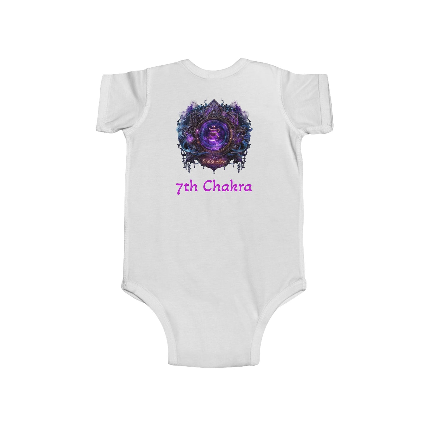 Chakra Infant Bodysuit, New Age Baby Shower Gift, Reiki Energy Healing Baby Outfit, Rainbow Chakra Onesie, Spiritual Baby Clothes, Yoga Baby