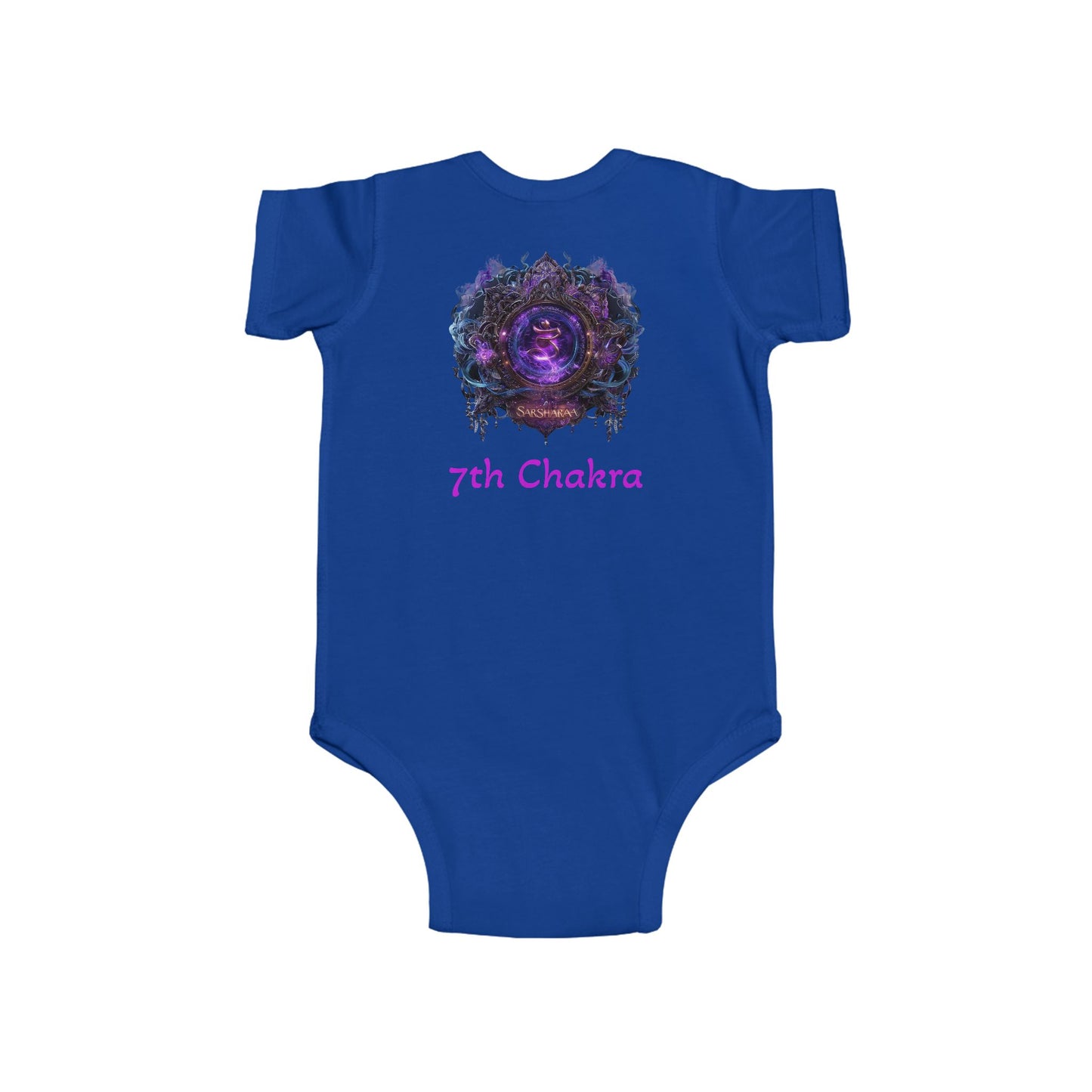 Chakra Infant Bodysuit, New Age Baby Shower Gift, Reiki Energy Healing Baby Outfit, Rainbow Chakra Onesie, Spiritual Baby Clothes, Yoga Baby