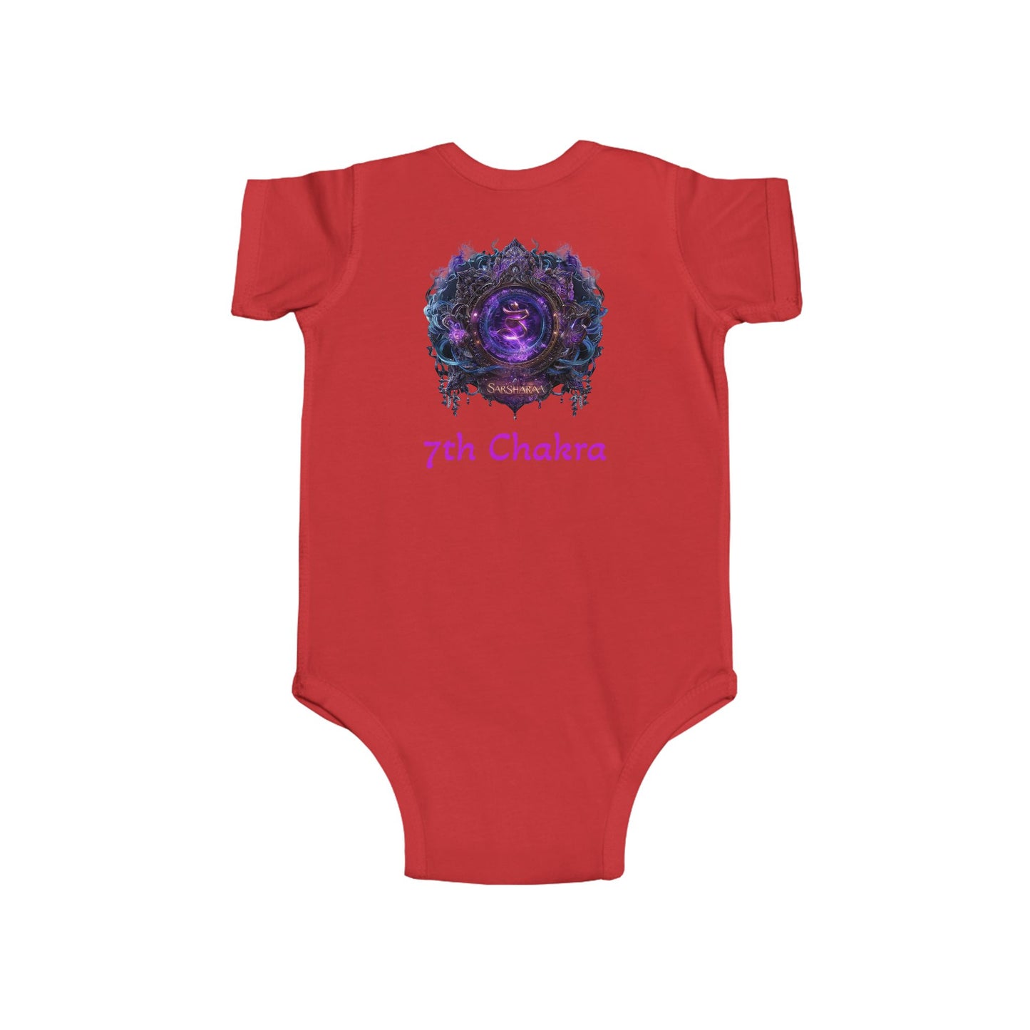 Chakra Infant Bodysuit, New Age Baby Shower Gift, Reiki Energy Healing Baby Outfit, Rainbow Chakra Onesie, Spiritual Baby Clothes, Yoga Baby