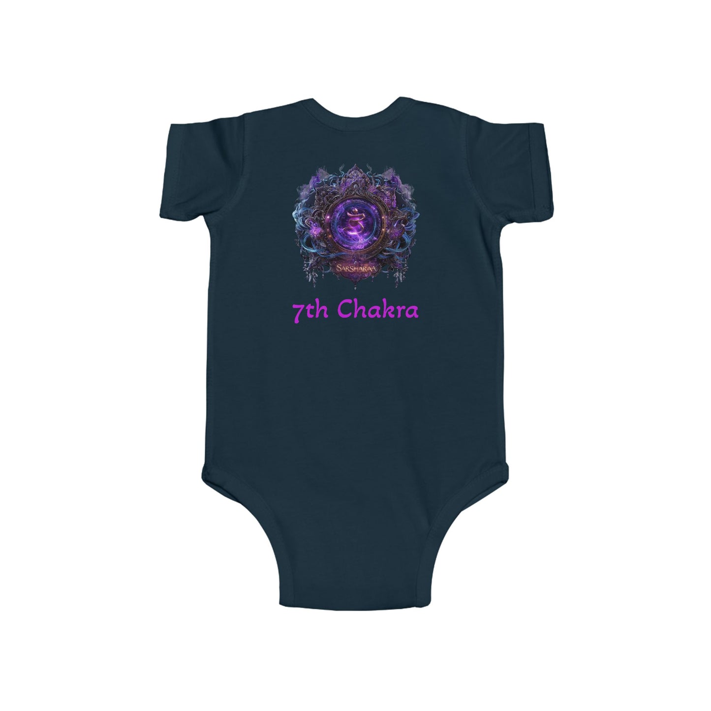 Chakra Infant Bodysuit, New Age Baby Shower Gift, Reiki Energy Healing Baby Outfit, Rainbow Chakra Onesie, Spiritual Baby Clothes, Yoga Baby