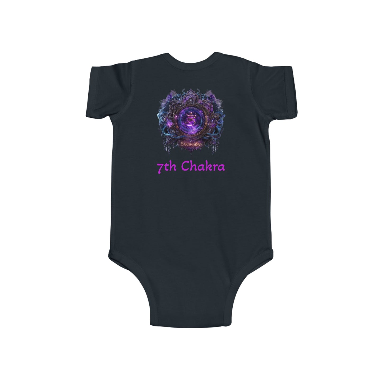Chakra Infant Bodysuit, New Age Baby Shower Gift, Reiki Energy Healing Baby Outfit, Rainbow Chakra Onesie, Spiritual Baby Clothes, Yoga Baby