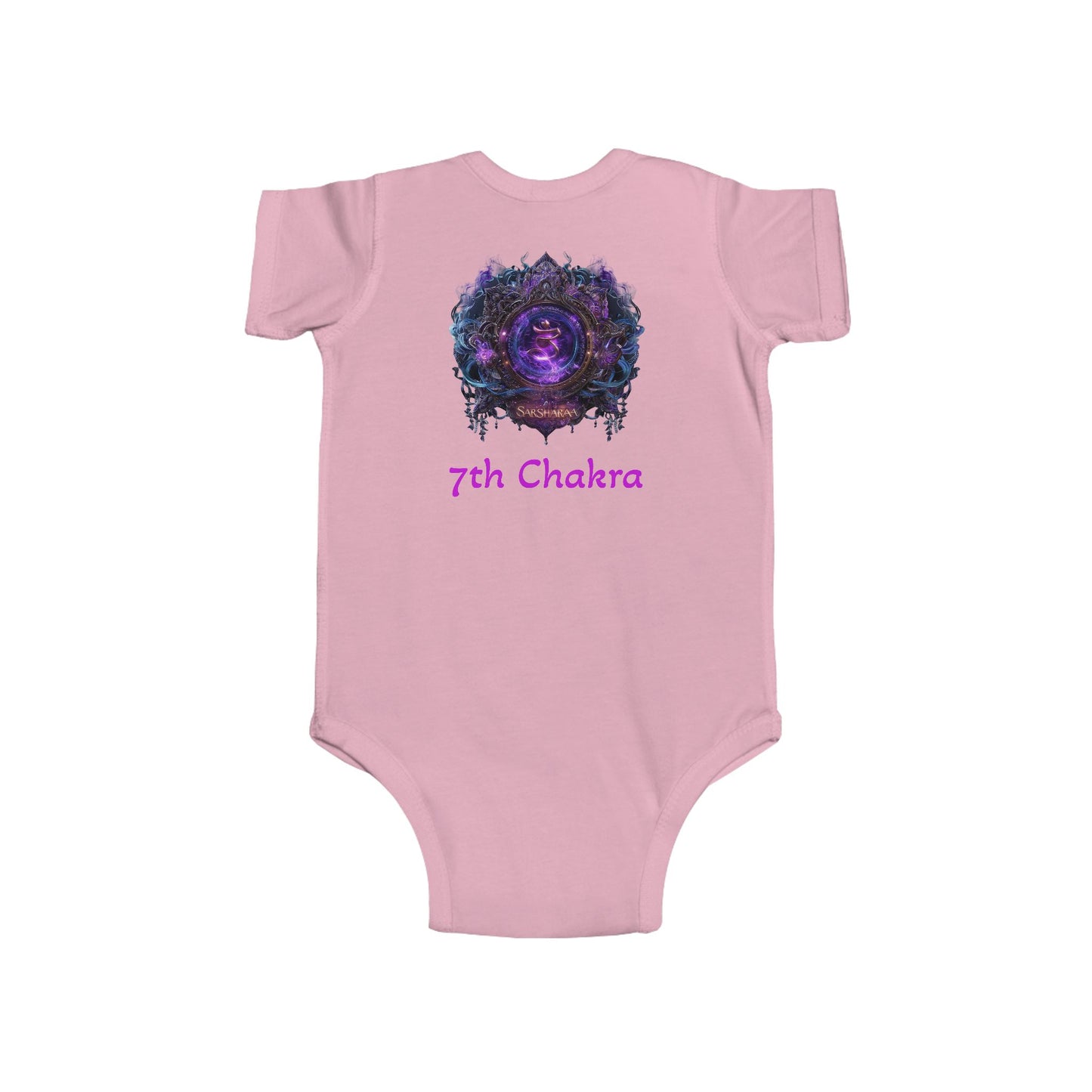 Chakra Infant Bodysuit, New Age Baby Shower Gift, Reiki Energy Healing Baby Outfit, Rainbow Chakra Onesie, Spiritual Baby Clothes, Yoga Baby