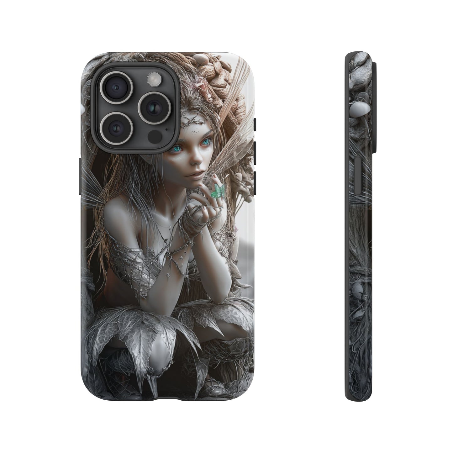 Fantasy Phone Case with Enchanted Fairy Design, Phone Cover, Magical Gift for Women, Boho Style, Nature Lovers, Unique Art