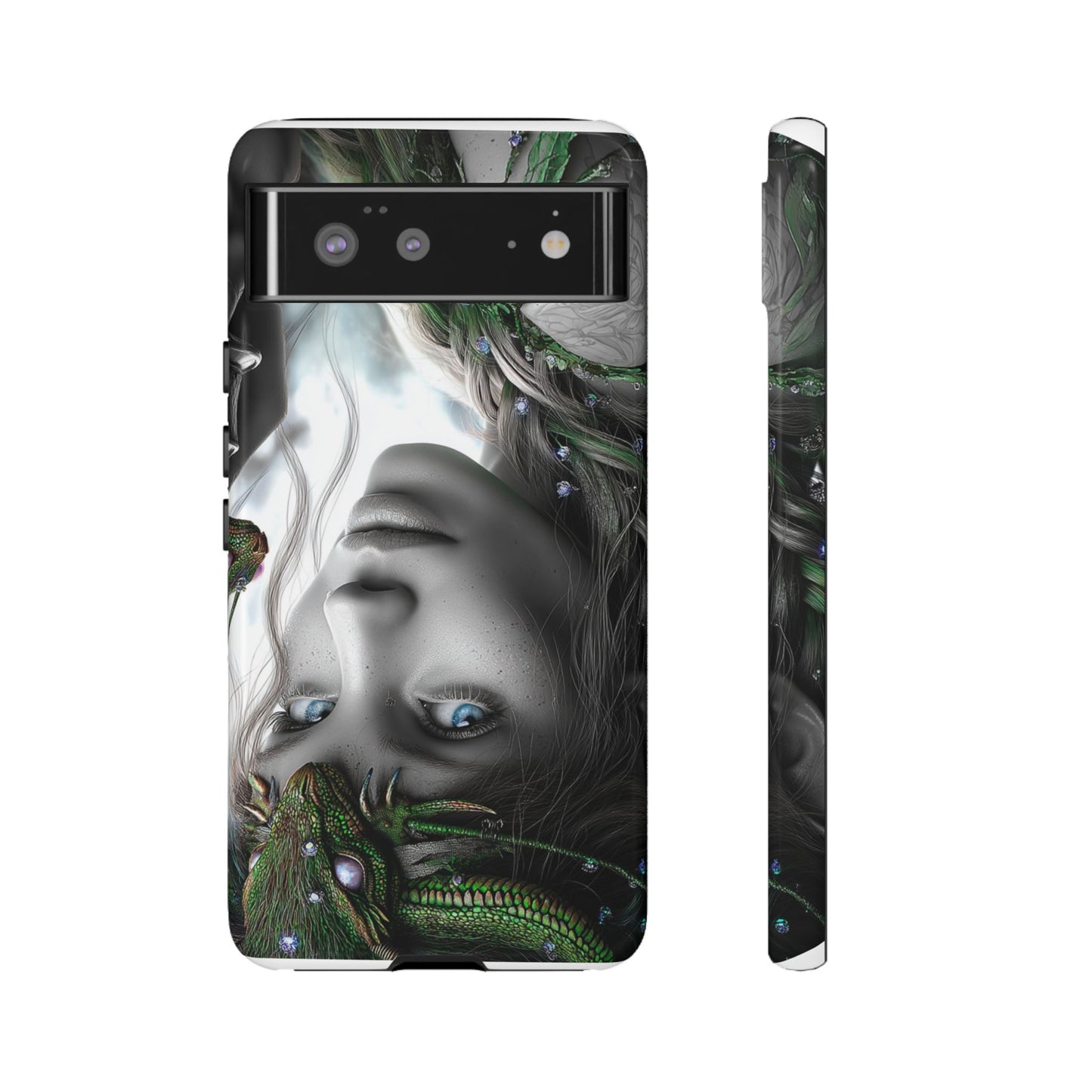 Phone Case with Enchanted Fairy Design, Phone Cover, Magical Gift for Women, Boho Style, Nature Lovers, Unique Art