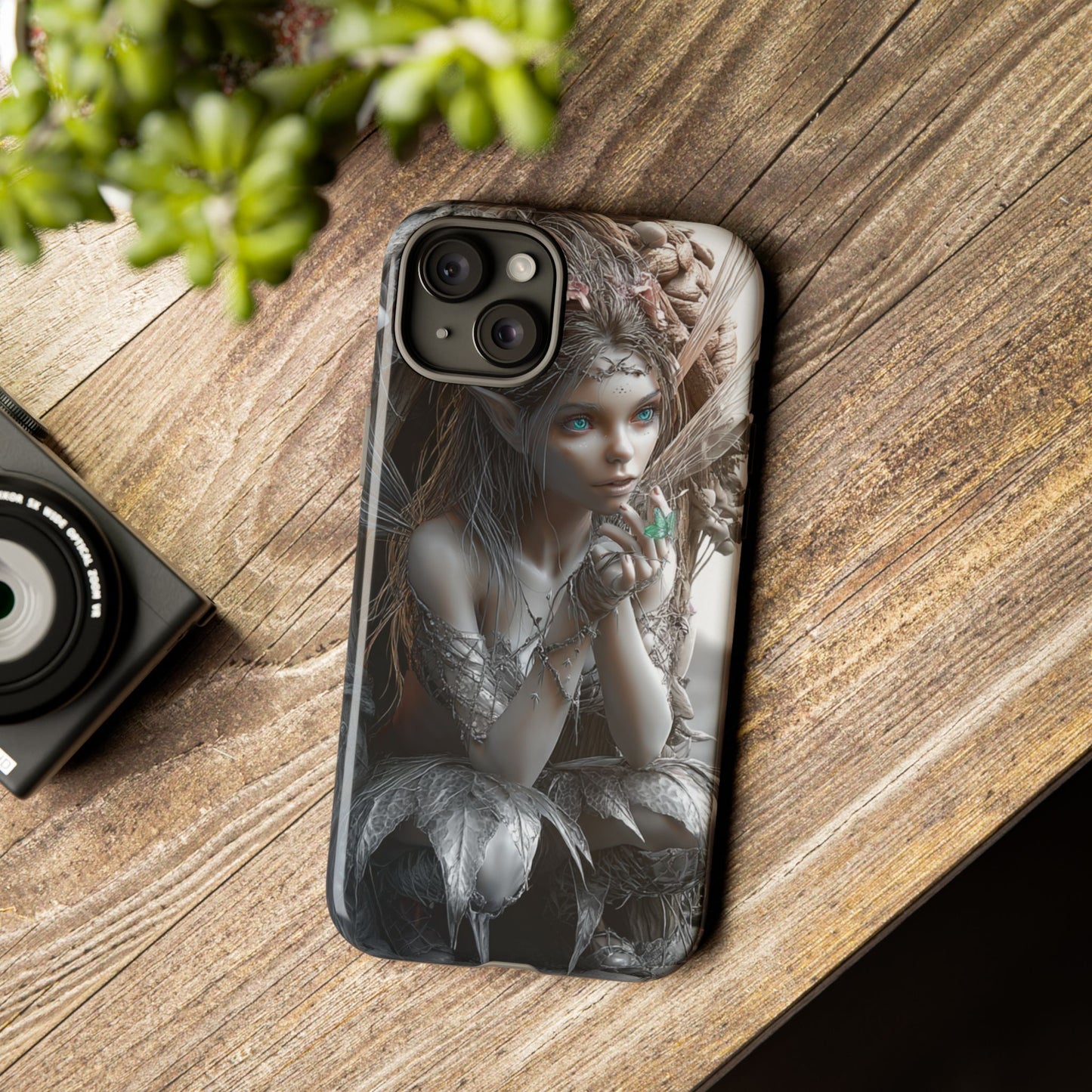 Fantasy Phone Case with Enchanted Fairy Design, Phone Cover, Magical Gift for Women, Boho Style, Nature Lovers, Unique Art
