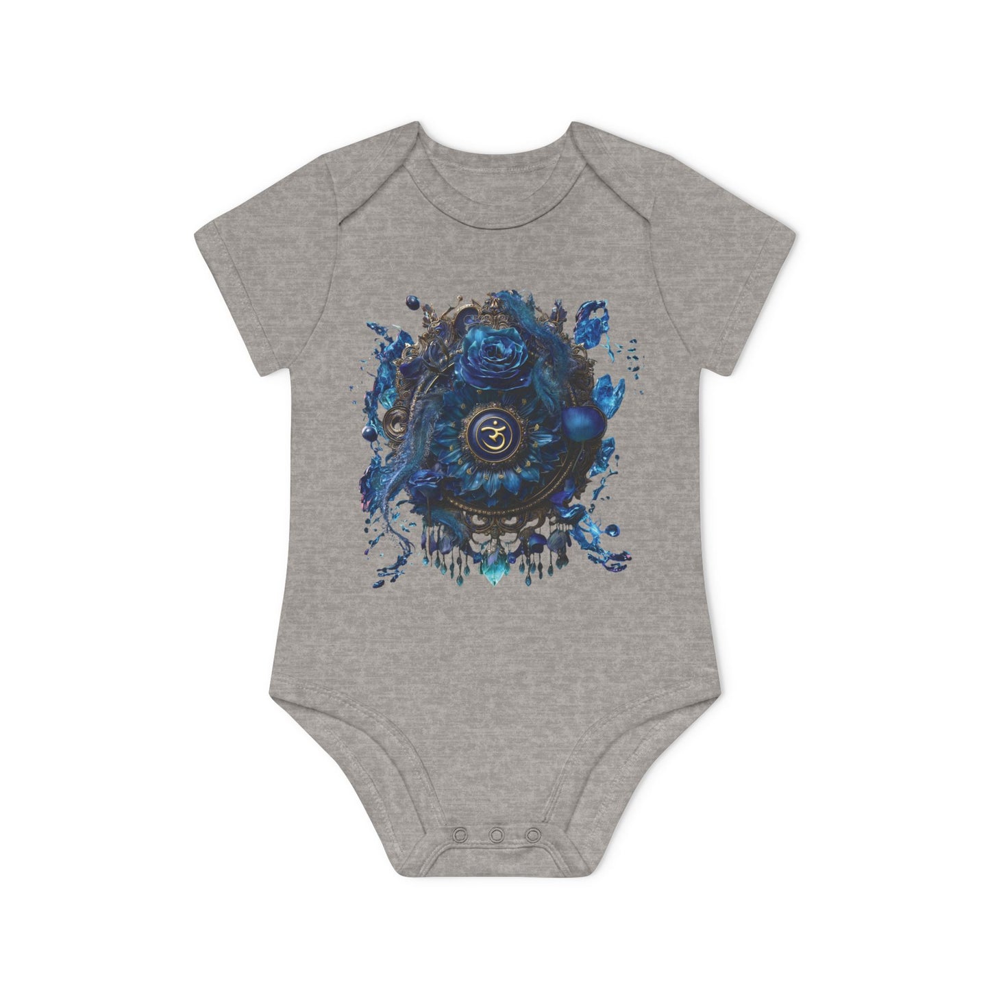 Mystic Shakra Bodysuit, Baby Organic Romper, Newborn Outfit Gift, Spiritual Infant Clothes, Gender Neutral Baby Shower Present
