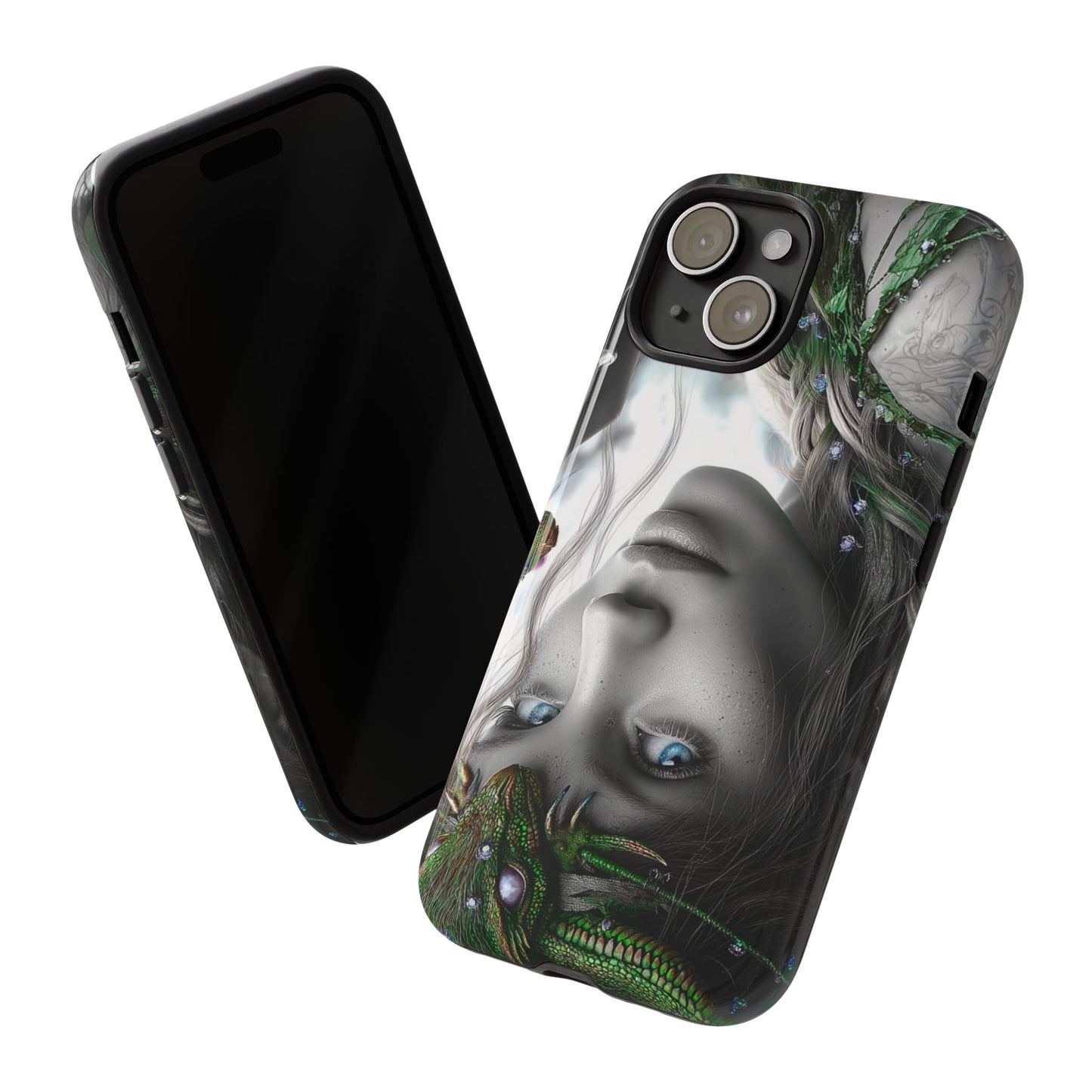 Phone Case with Enchanted Fairy Design, Phone Cover, Magical Gift for Women, Boho Style, Nature Lovers, Unique Art