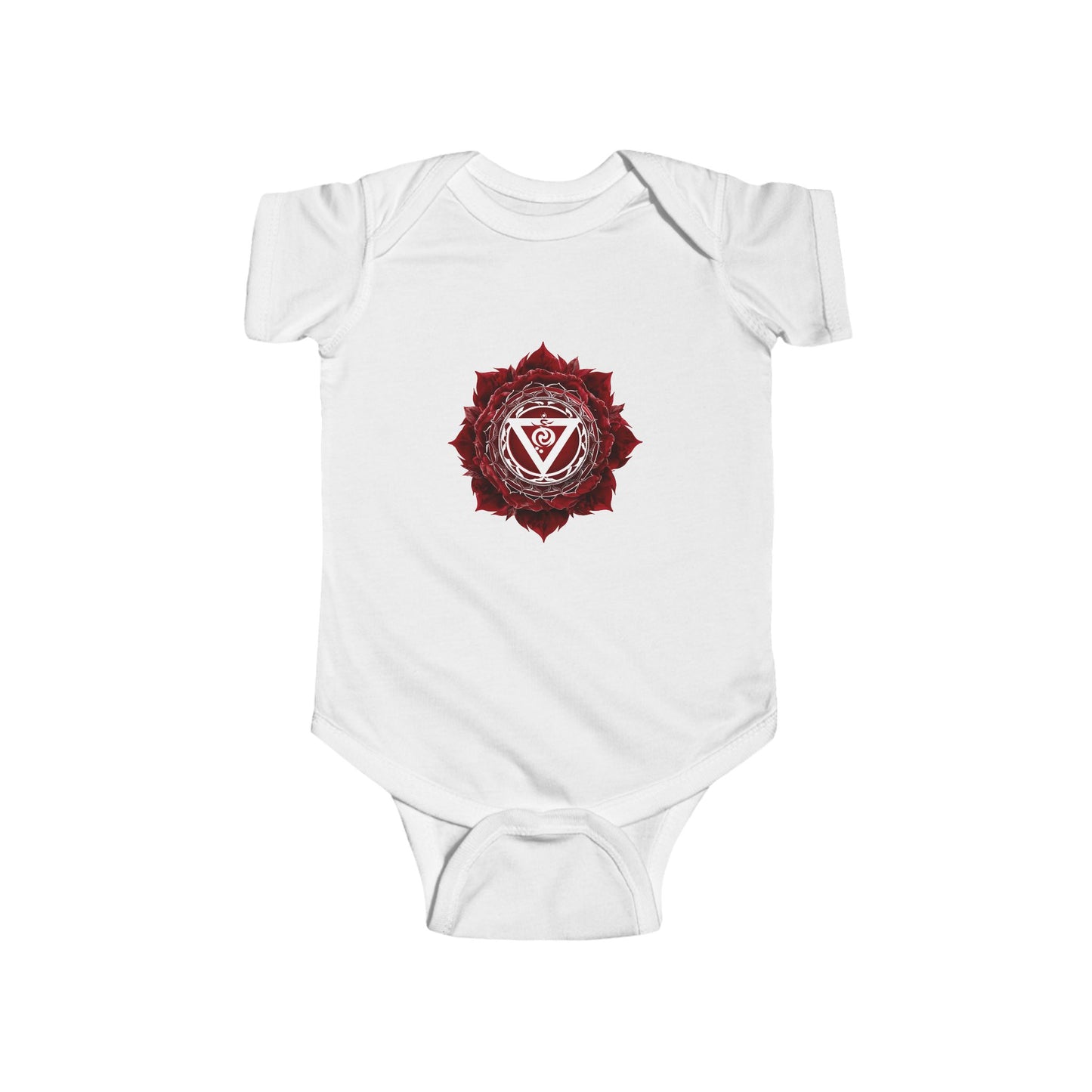 Chakra Infant Bodysuit, Baby Onesie, Newborn Romper, Spiritual Baby Gift, Yoga Baby Clothes, Meditation Onesie