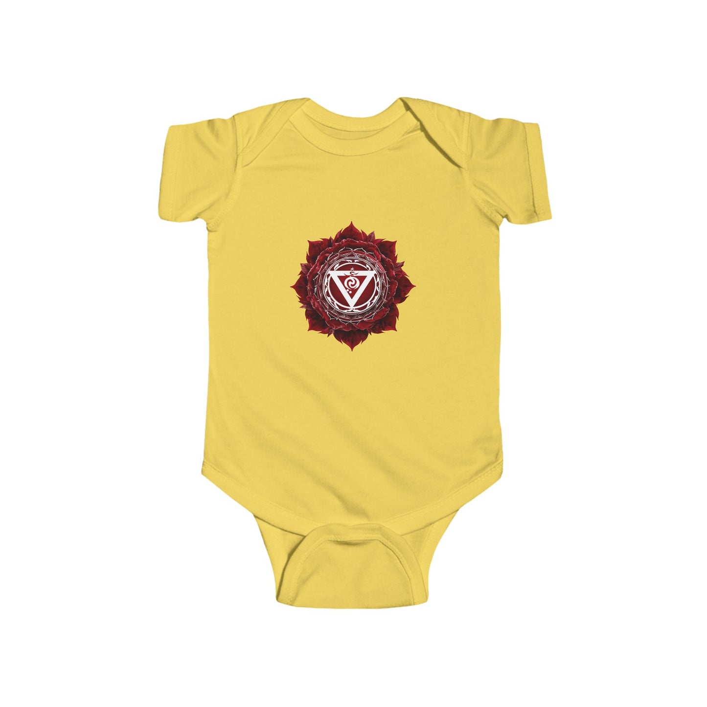 Chakra Infant Bodysuit, Baby Onesie, Newborn Romper, Spiritual Baby Gift, Yoga Baby Clothes, Meditation Onesie