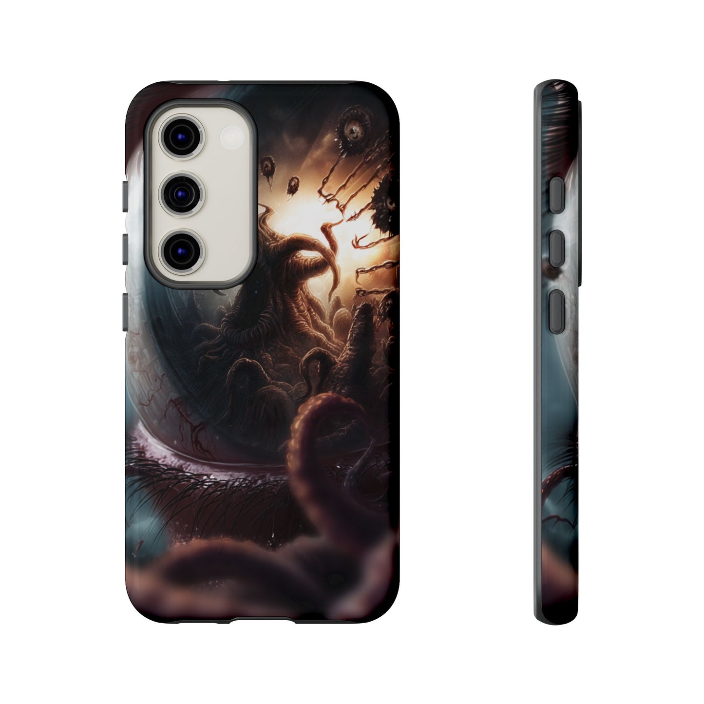 Phone Case: Cosmic Horror Design, Tough Phone Case, Unique Tech Accessory, Gifts for Sci-Fi Lovers, Halloween Decor