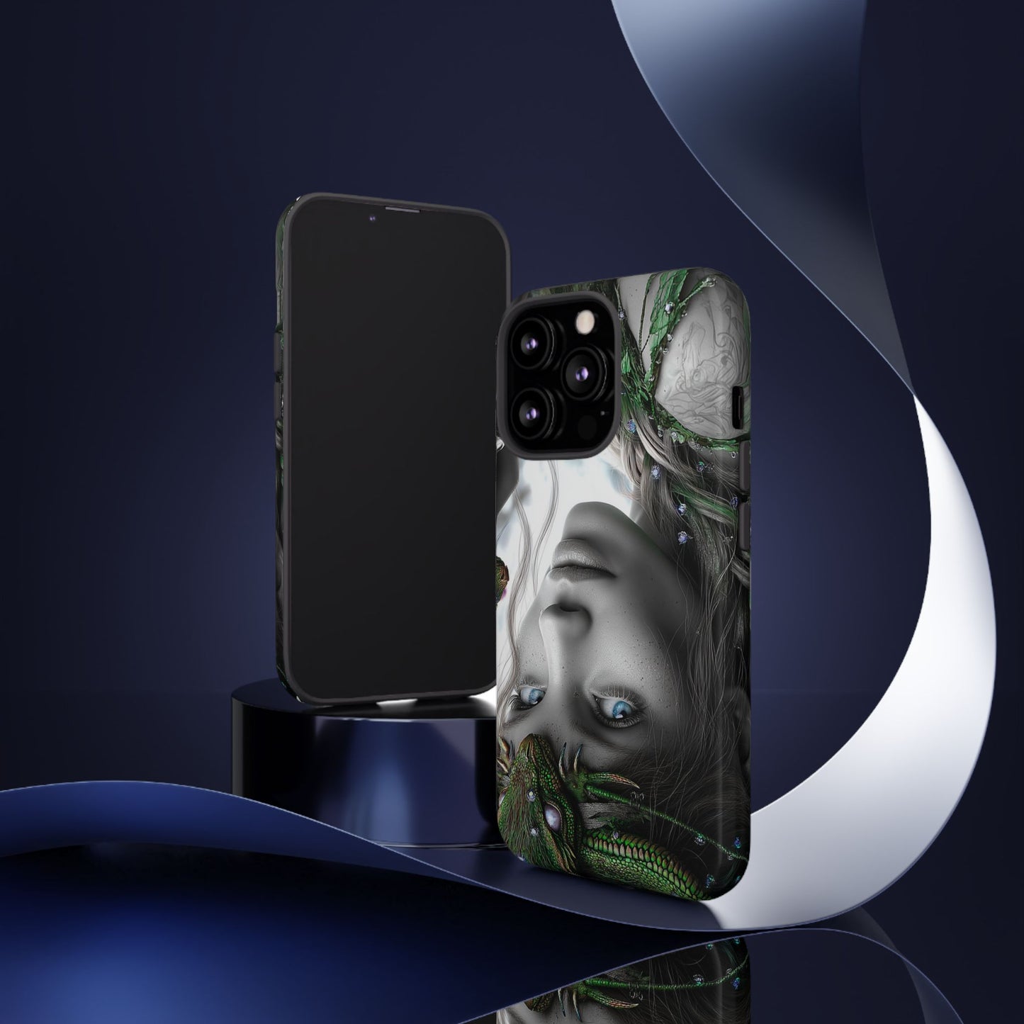 Phone Case with Enchanted Fairy Design, Phone Cover, Magical Gift for Women, Boho Style, Nature Lovers, Unique Art