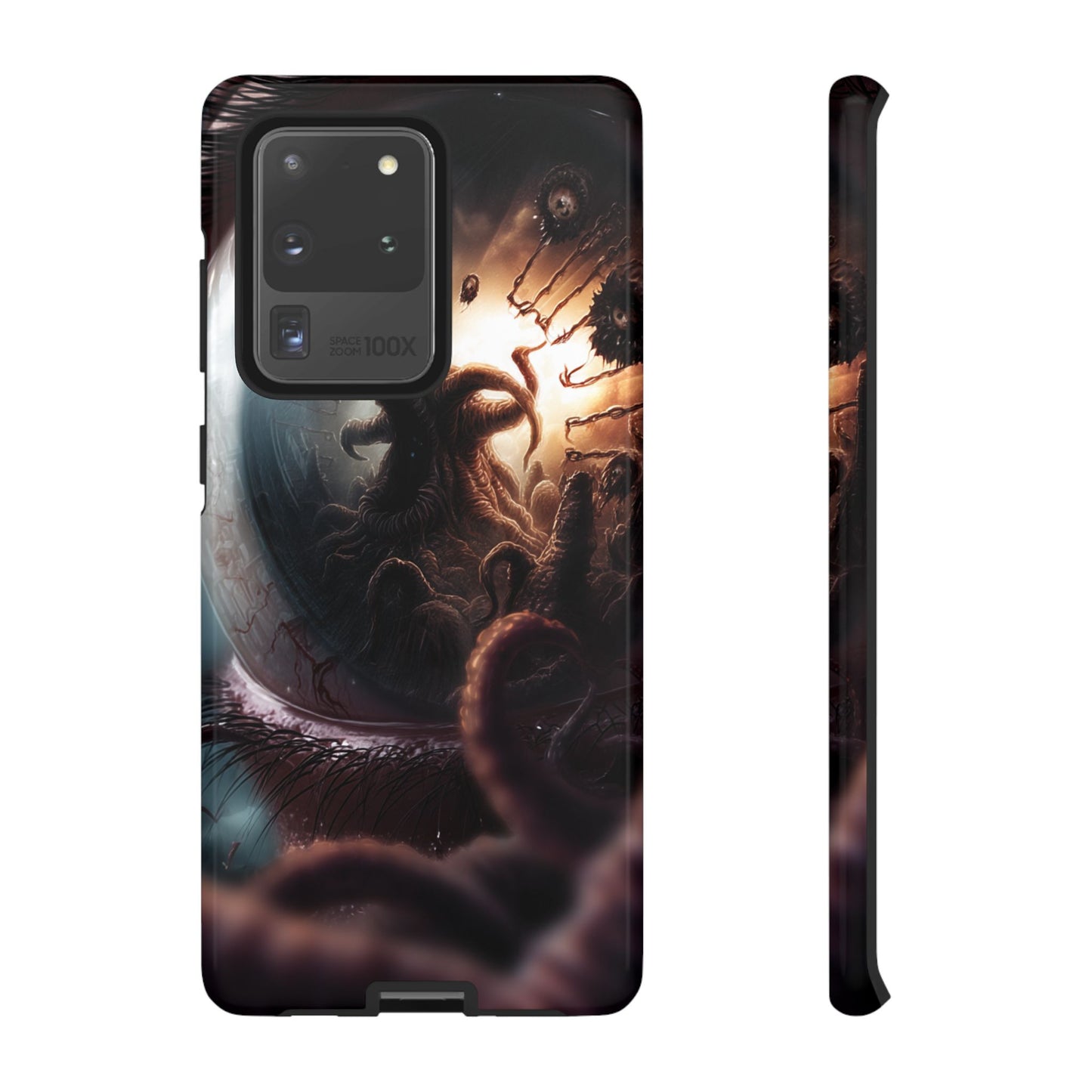 Phone Case: Cosmic Horror Design, Tough Phone Case, Unique Tech Accessory, Gifts for Sci-Fi Lovers, Halloween Decor