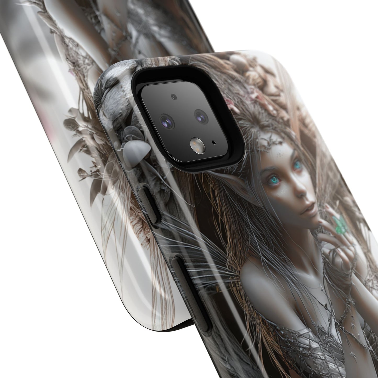 Fantasy Phone Case with Enchanted Fairy Design, Phone Cover, Magical Gift for Women, Boho Style, Nature Lovers, Unique Art