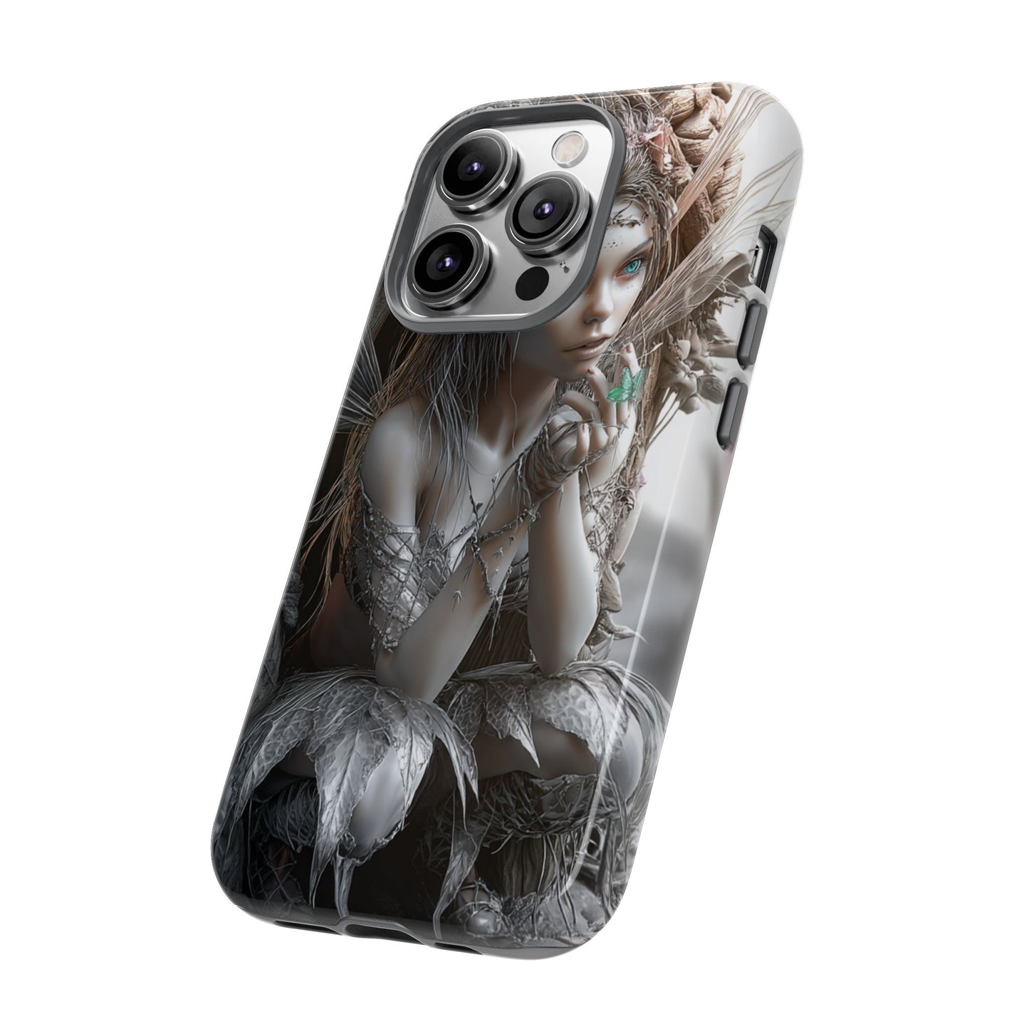 Fantasy Phone Case with Enchanted Fairy Design, Phone Cover, Magical Gift for Women, Boho Style, Nature Lovers, Unique Art