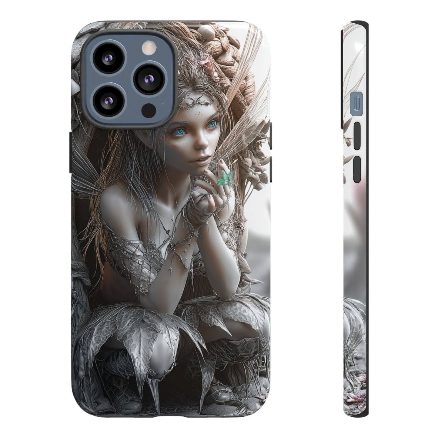 Fantasy Phone Case with Enchanted Fairy Design, Phone Cover, Magical Gift for Women, Boho Style, Nature Lovers, Unique Art