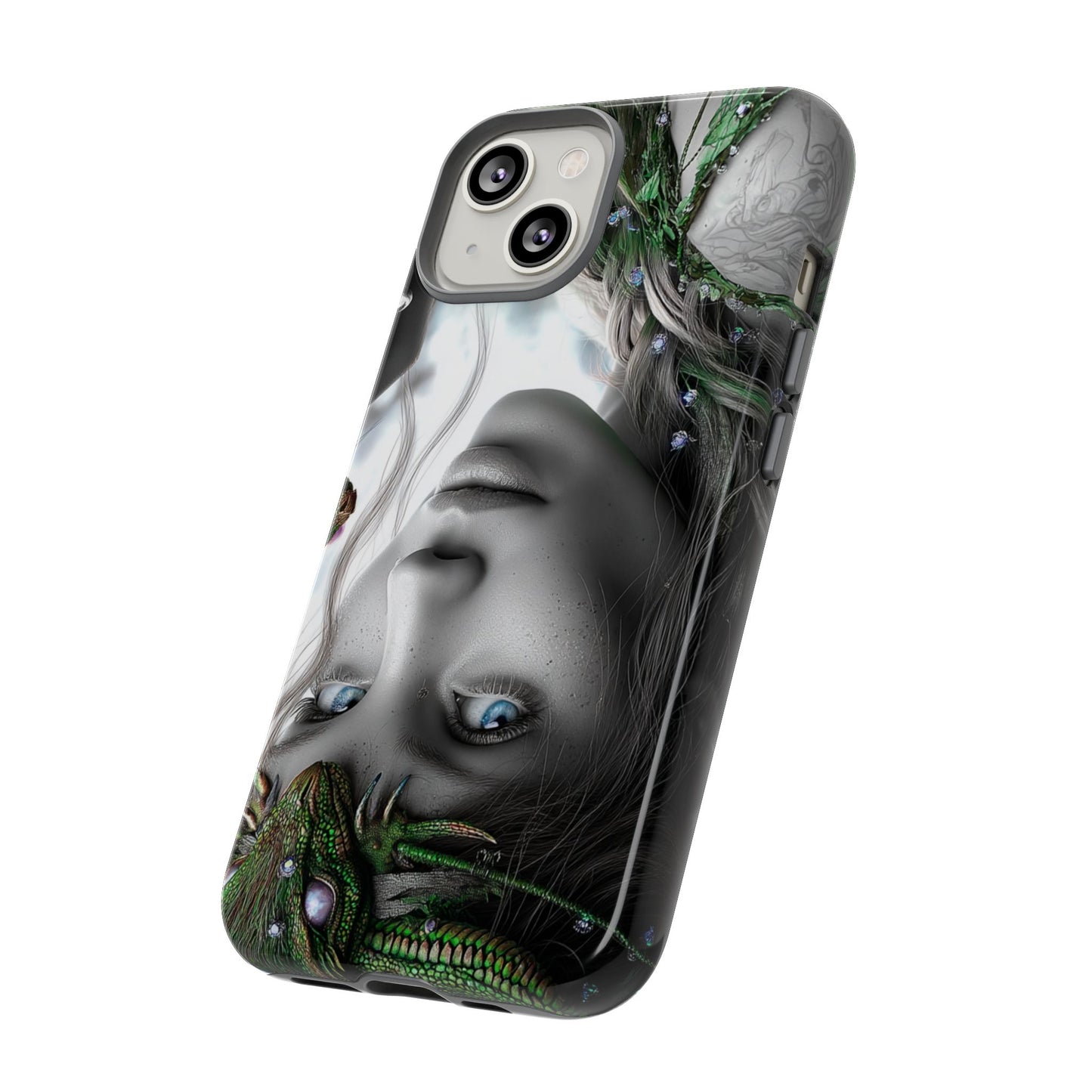 Phone Case with Enchanted Fairy Design, Phone Cover, Magical Gift for Women, Boho Style, Nature Lovers, Unique Art