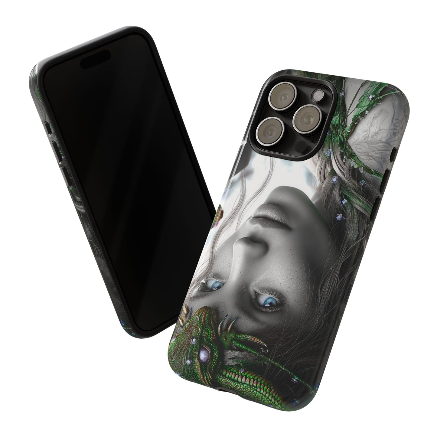 Phone Case with Enchanted Fairy Design, Phone Cover, Magical Gift for Women, Boho Style, Nature Lovers, Unique Art