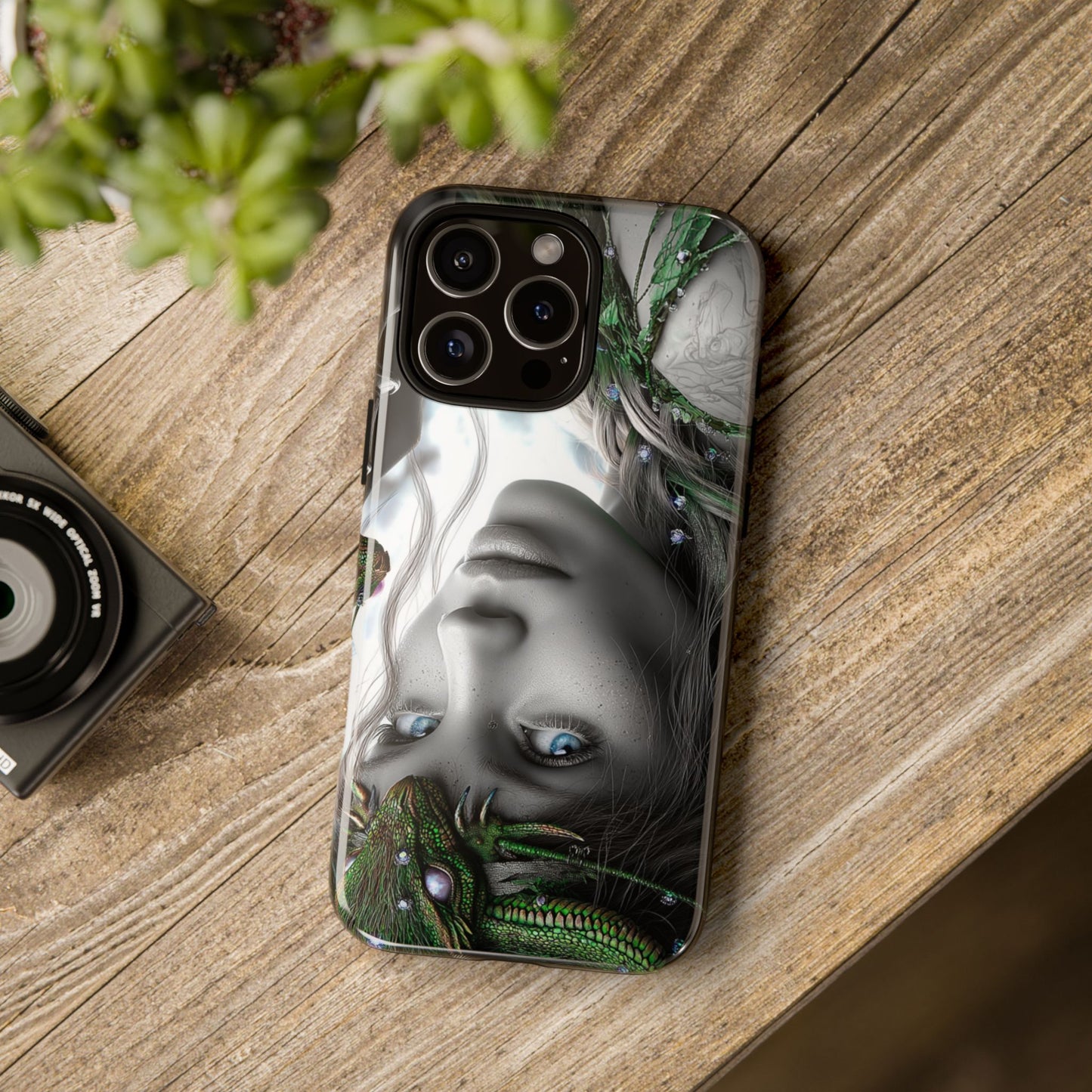 Phone Case with Enchanted Fairy Design, Phone Cover, Magical Gift for Women, Boho Style, Nature Lovers, Unique Art
