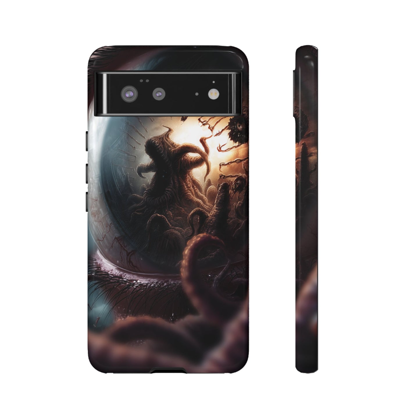 Phone Case: Cosmic Horror Design, Tough Phone Case, Unique Tech Accessory, Gifts for Sci-Fi Lovers, Halloween Decor