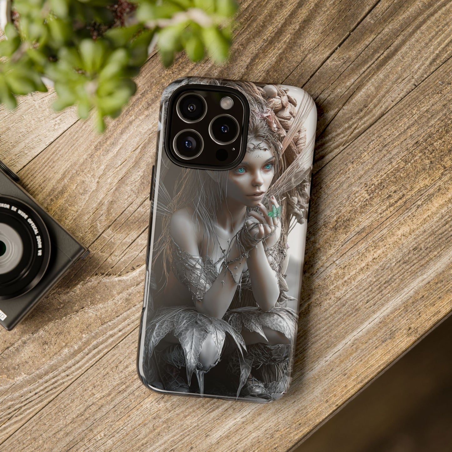 Fantasy Phone Case with Enchanted Fairy Design, Phone Cover, Magical Gift for Women, Boho Style, Nature Lovers, Unique Art