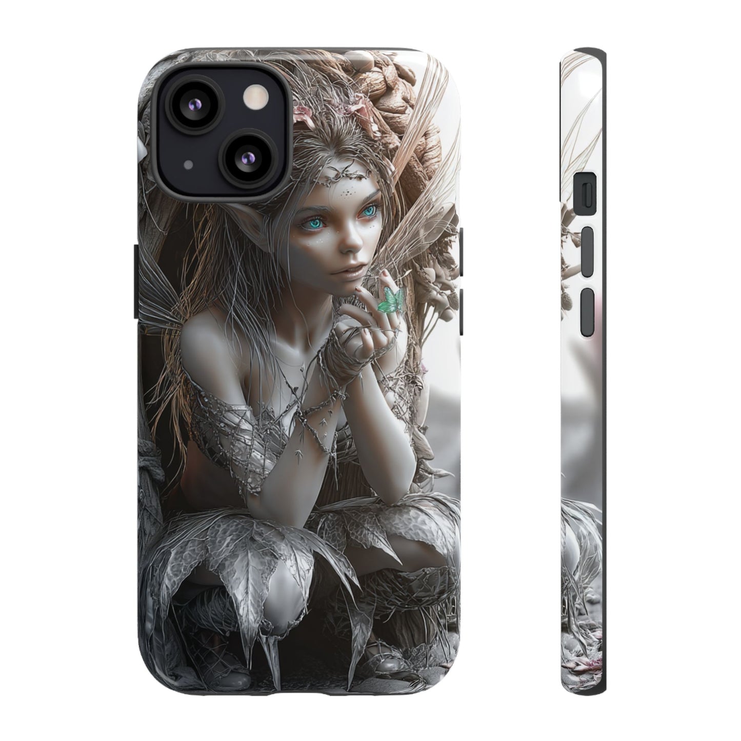 Fantasy Phone Case with Enchanted Fairy Design, Phone Cover, Magical Gift for Women, Boho Style, Nature Lovers, Unique Art