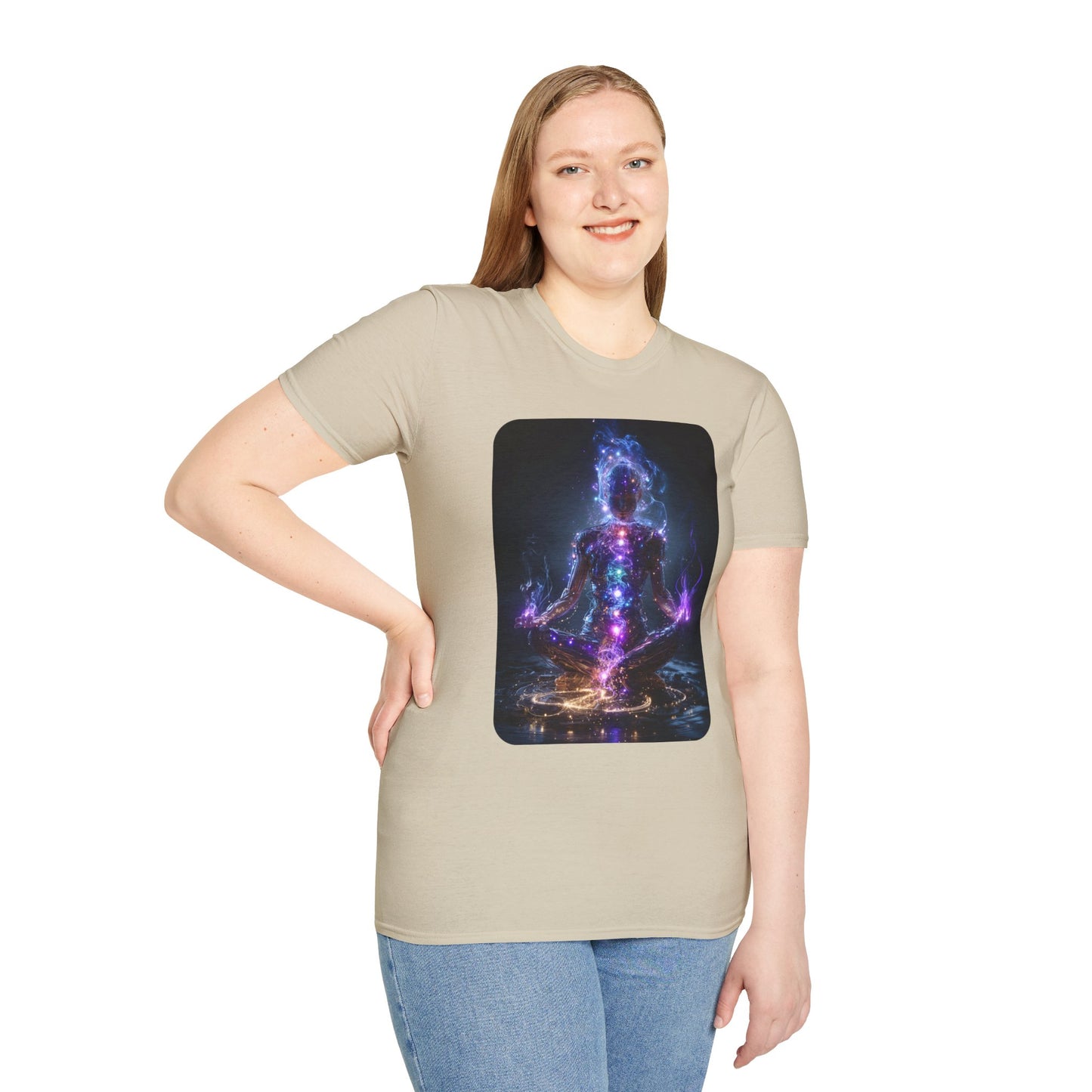 Chakras T-Shirt, Energy Healing Tee, Spiritual Top, Meditation Shirt, Yoga Clothing, Reiki Apparel