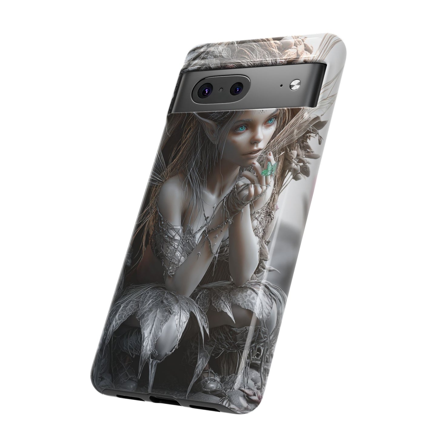 Fantasy Phone Case with Enchanted Fairy Design, Phone Cover, Magical Gift for Women, Boho Style, Nature Lovers, Unique Art