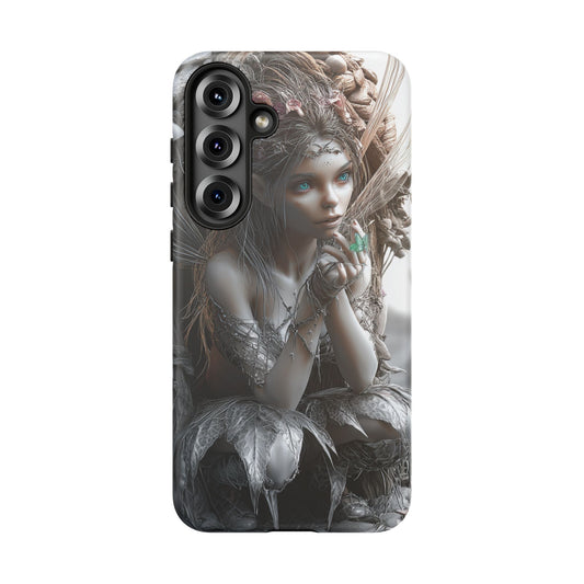 Fantasy Phone Case with Enchanted Fairy Design, Phone Cover, Magical Gift for Women, Boho Style, Nature Lovers, Unique Art