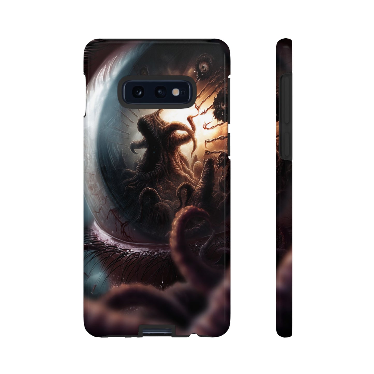 Phone Case: Cosmic Horror Design, Tough Phone Case, Unique Tech Accessory, Gifts for Sci-Fi Lovers, Halloween Decor