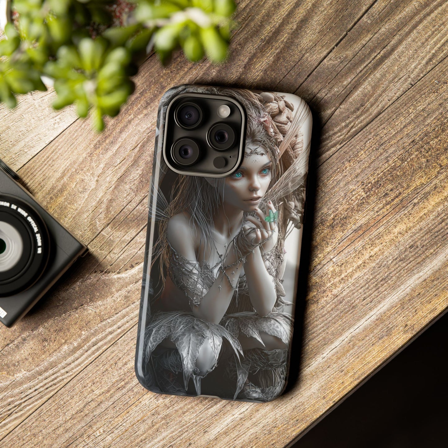 Fantasy Phone Case with Enchanted Fairy Design, Phone Cover, Magical Gift for Women, Boho Style, Nature Lovers, Unique Art