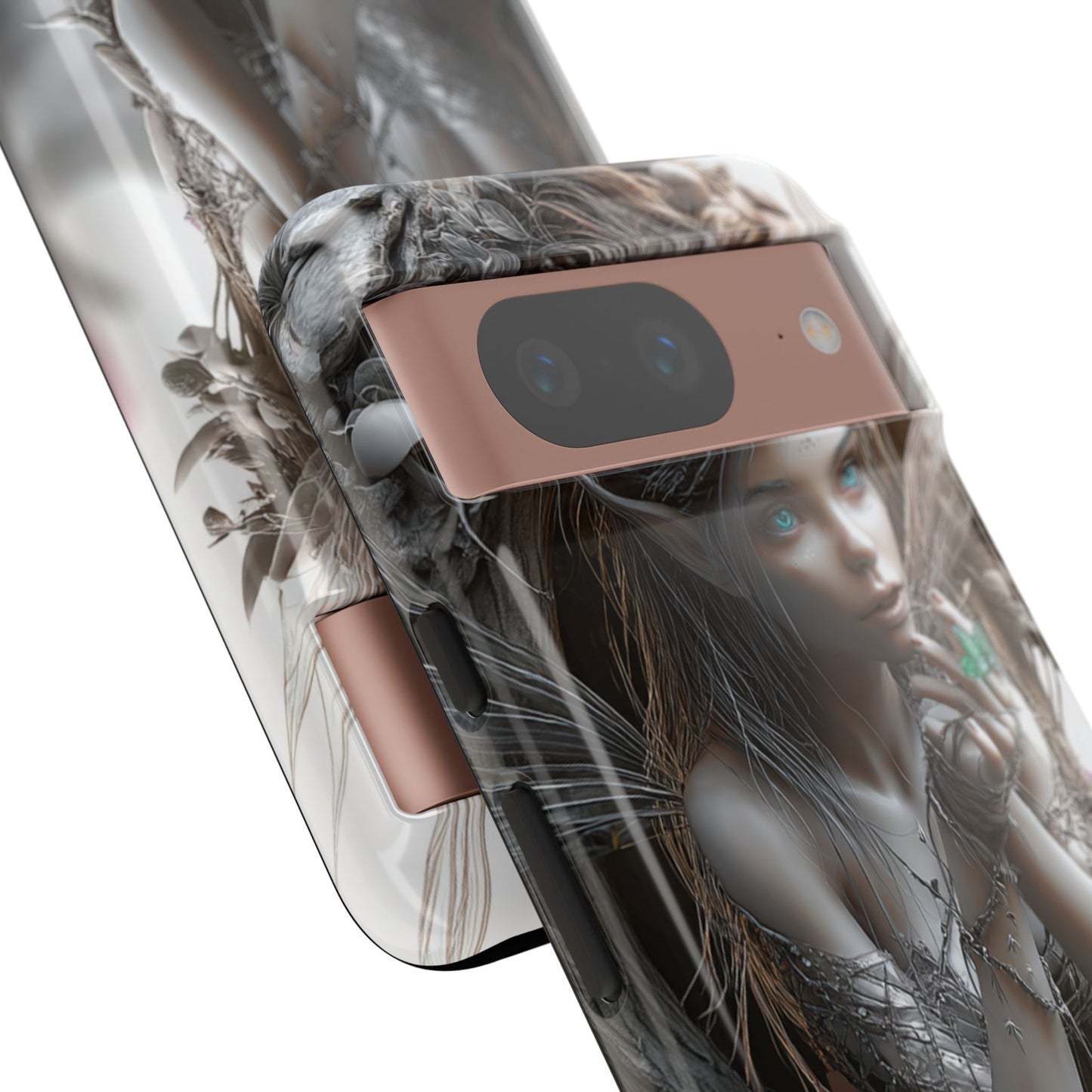 Fantasy Phone Case with Enchanted Fairy Design, Phone Cover, Magical Gift for Women, Boho Style, Nature Lovers, Unique Art