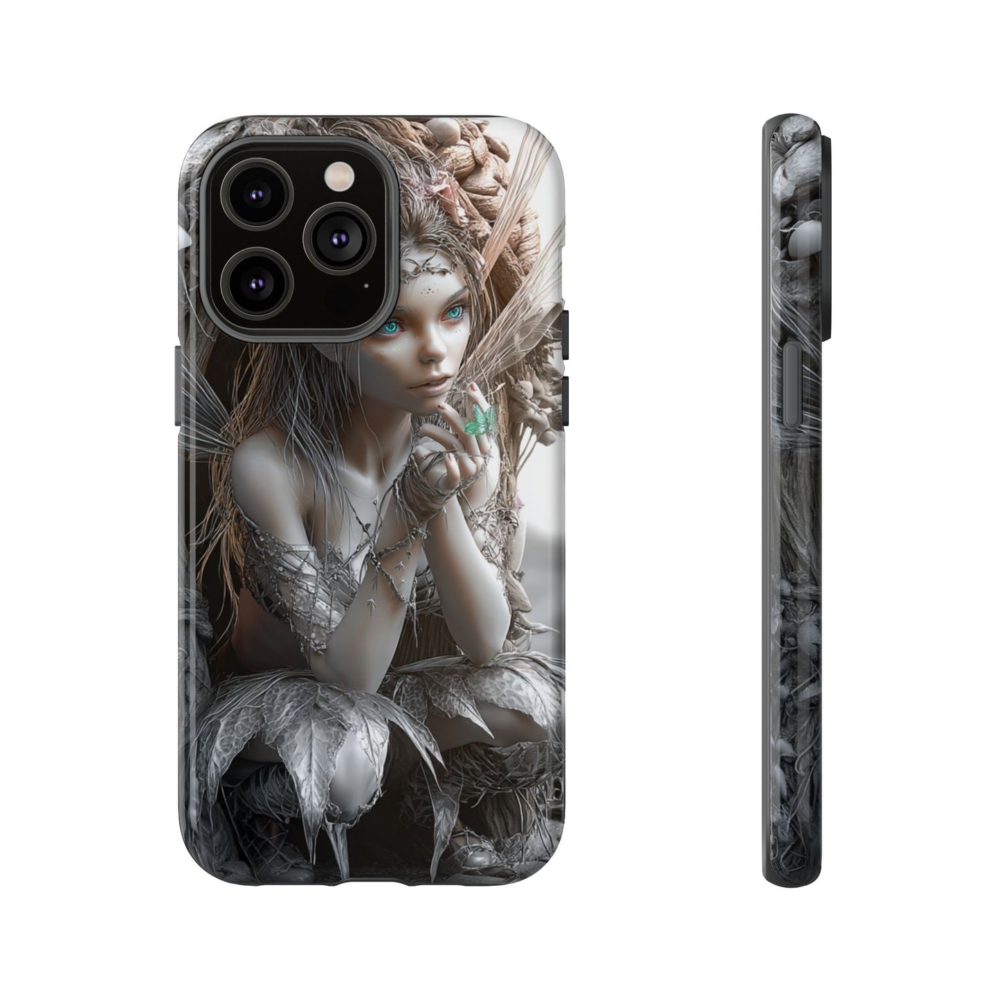 Fantasy Phone Case with Enchanted Fairy Design, Phone Cover, Magical Gift for Women, Boho Style, Nature Lovers, Unique Art
