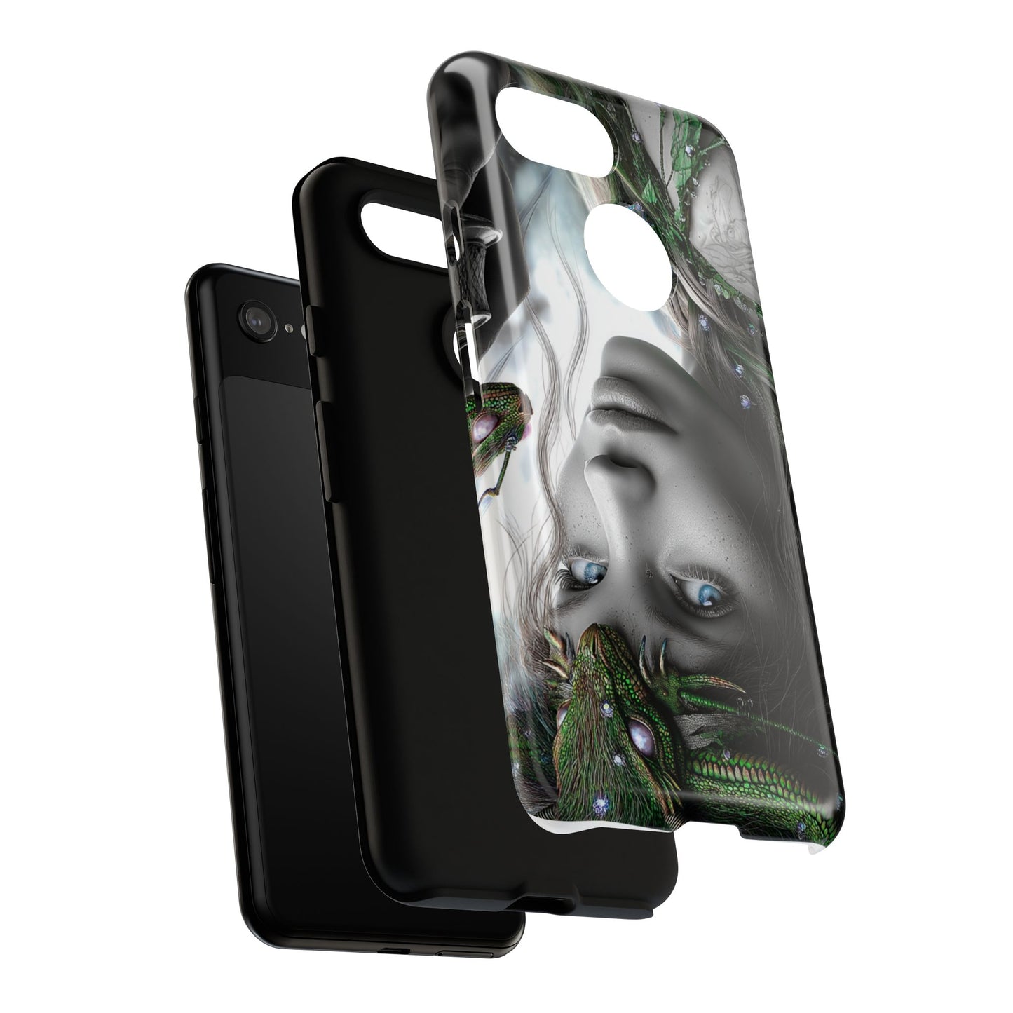 Phone Case with Enchanted Fairy Design, Phone Cover, Magical Gift for Women, Boho Style, Nature Lovers, Unique Art