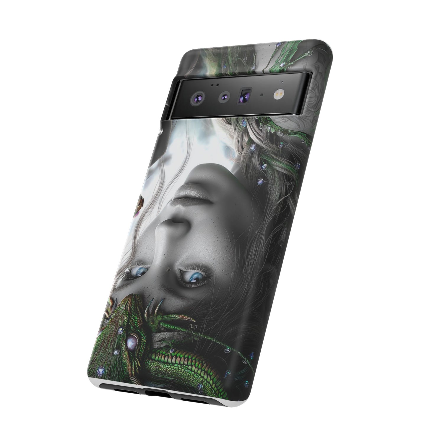 Phone Case with Enchanted Fairy Design, Phone Cover, Magical Gift for Women, Boho Style, Nature Lovers, Unique Art
