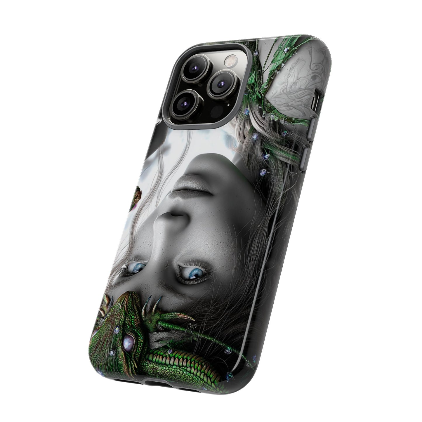 Phone Case with Enchanted Fairy Design, Phone Cover, Magical Gift for Women, Boho Style, Nature Lovers, Unique Art