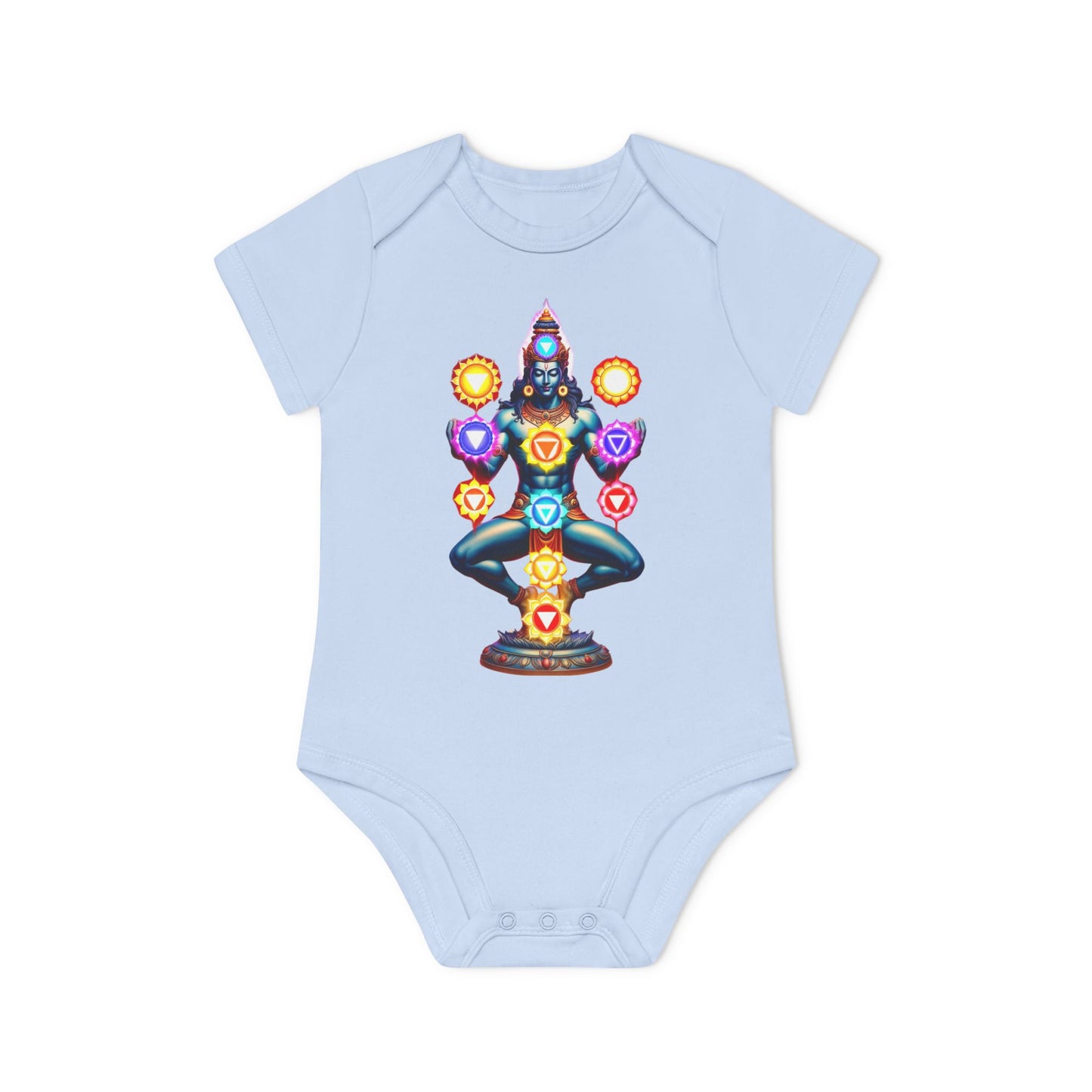 Mystic Chakra Being  Bodysuit, Baby Organic Romper, Newborn Outfit Gift, Spiritual Infant Clothes, Gender Neutral Baby Shower Present