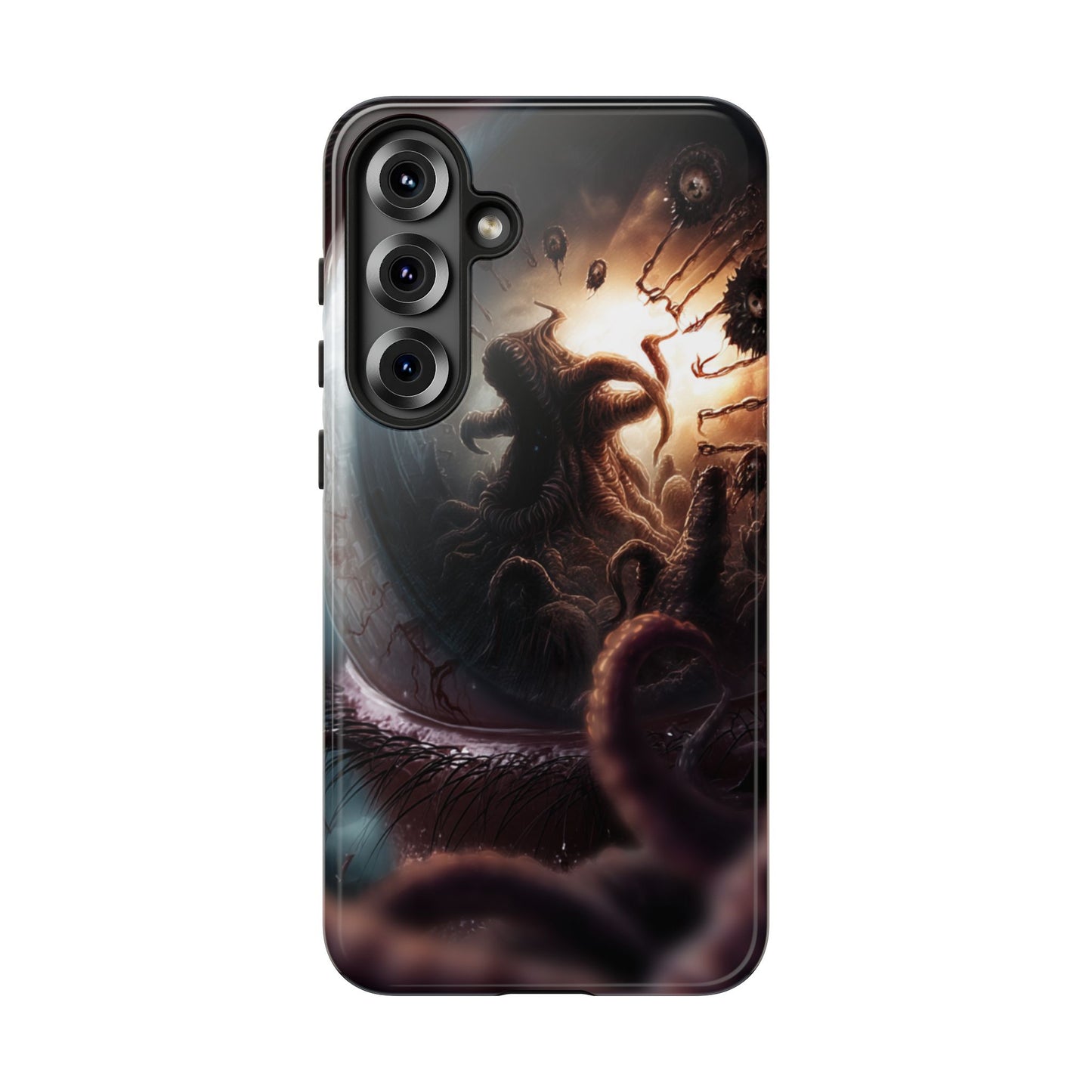 Phone Case: Cosmic Horror Design, Tough Phone Case, Unique Tech Accessory, Gifts for Sci-Fi Lovers, Halloween Decor