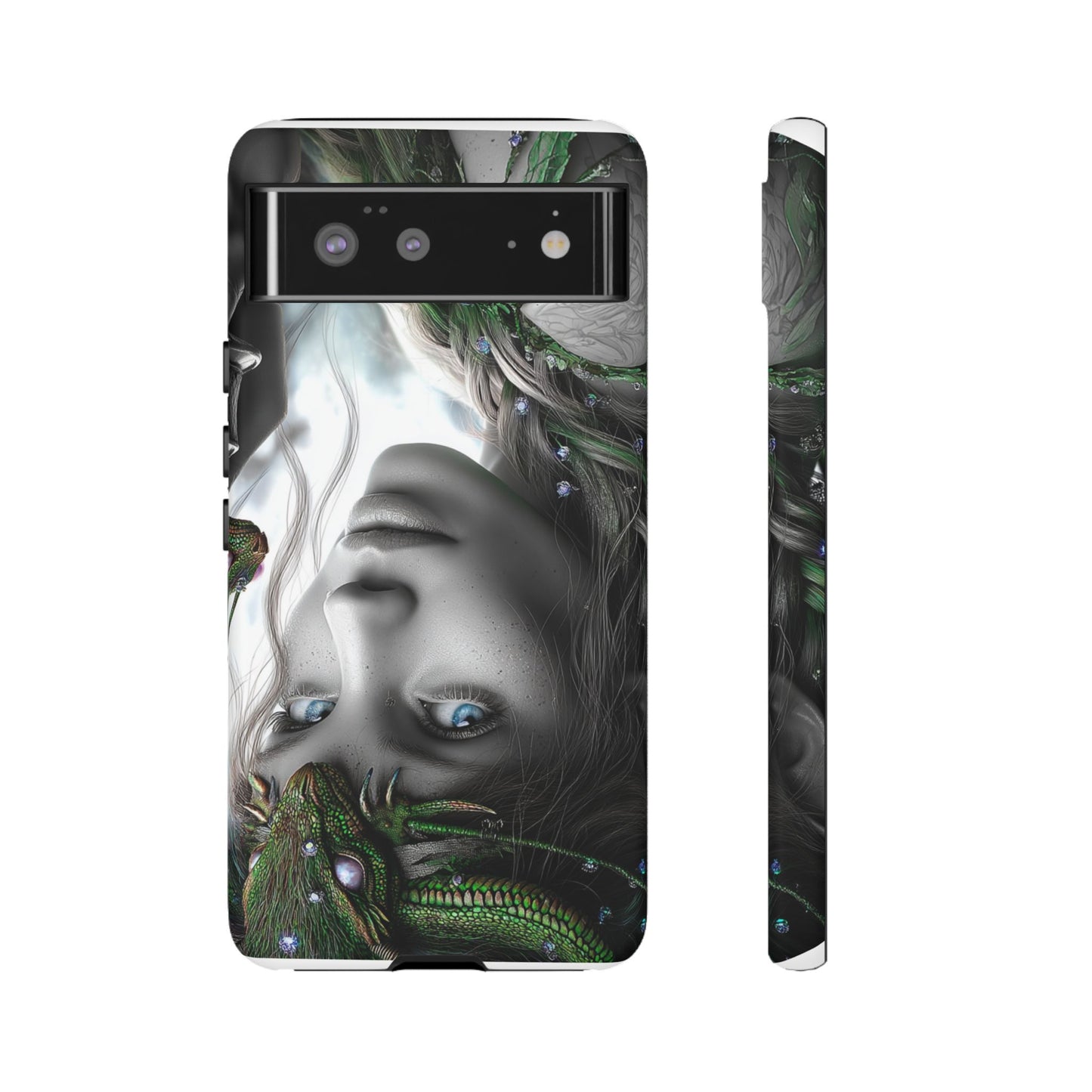 Phone Case with Enchanted Fairy Design, Phone Cover, Magical Gift for Women, Boho Style, Nature Lovers, Unique Art